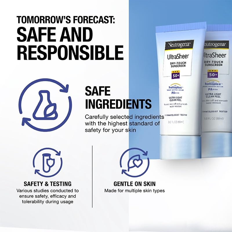 Neutrogena Ultra Sheer Dry-Touch Sunscreen Broad Spectrum Spf 55, 3 Fl. Oz.