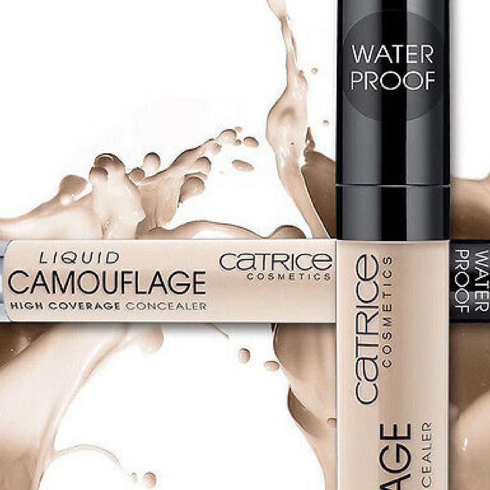 Catrice Liquid Camouflage Concealer (010 Porcelain) - Ultra Long Lasting Concealer For Optimal Coverage, Waterproof