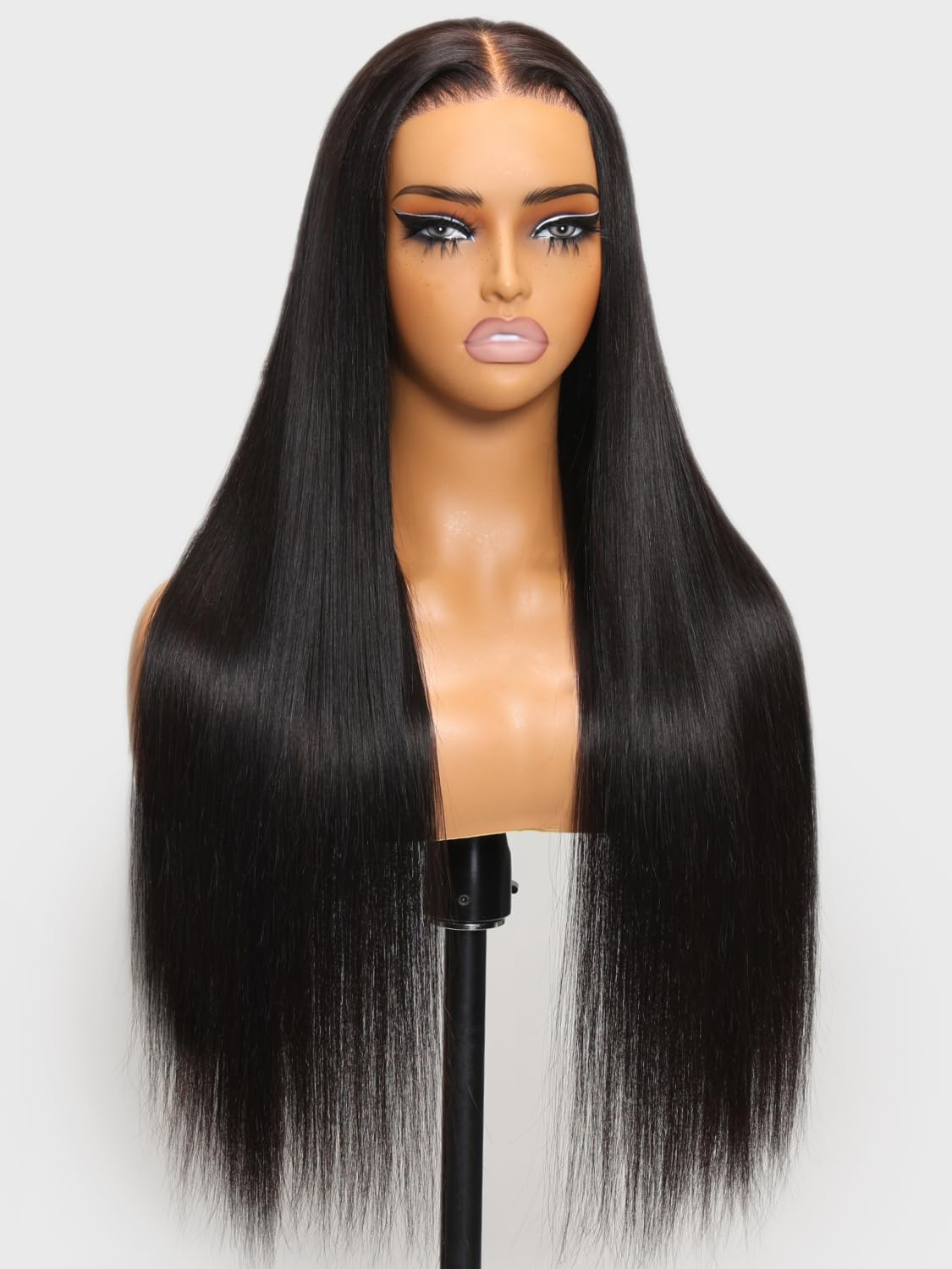 Unice Straight Bye Bye Knots Wig Bleached Invisible Knots 7X5 Lace Front Wigs Human Hair Put On And Go Glueless Human Hair Wig P