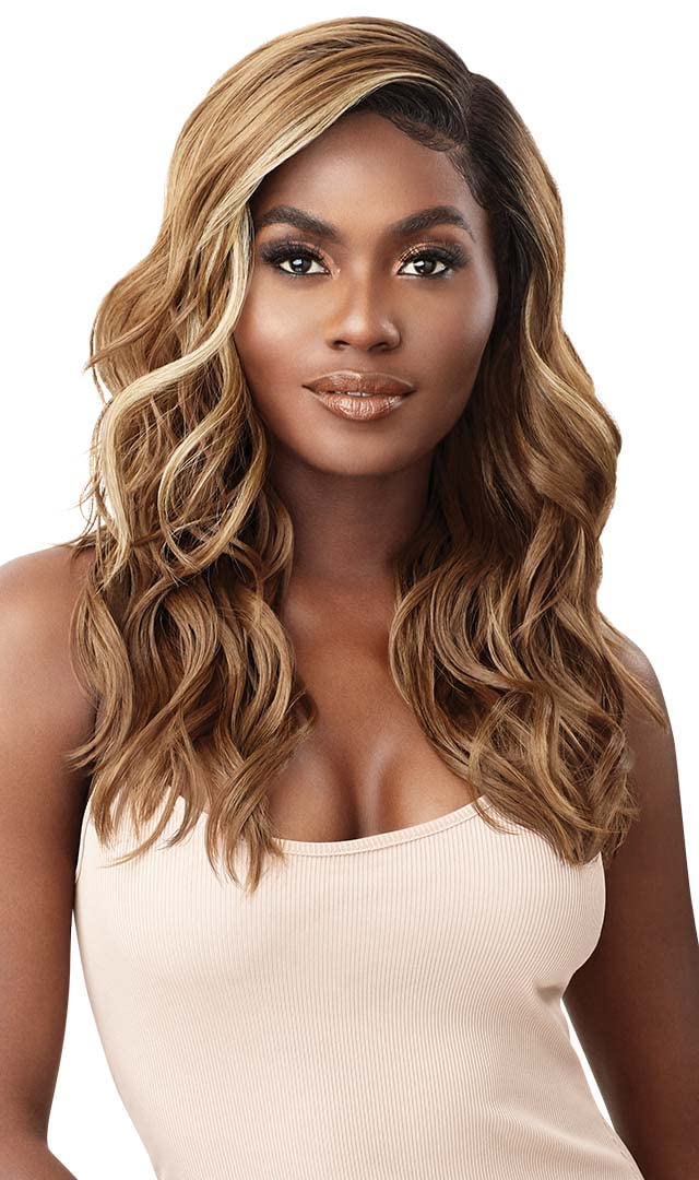 Outre EveryWear Synthetic HD Lace Front Wig - EVERY 17 (Color:1B Off Black)