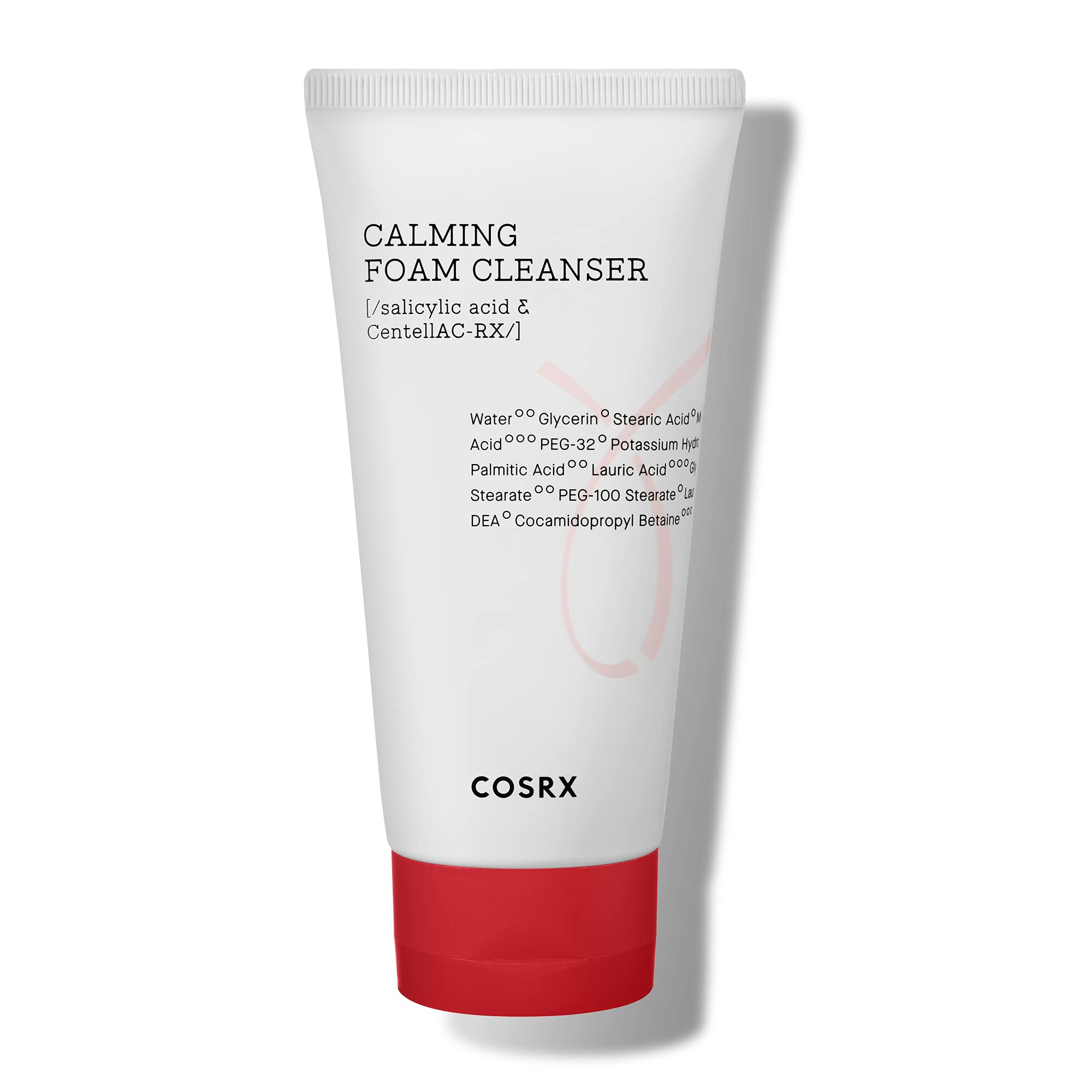 Cosrx Ac Collection Calming Foam Cleanser, 150Ml / 5.07 Fl.Oz | Salicylic Acid Acne Cleanser | Animal Testing Free, Paraben Free
