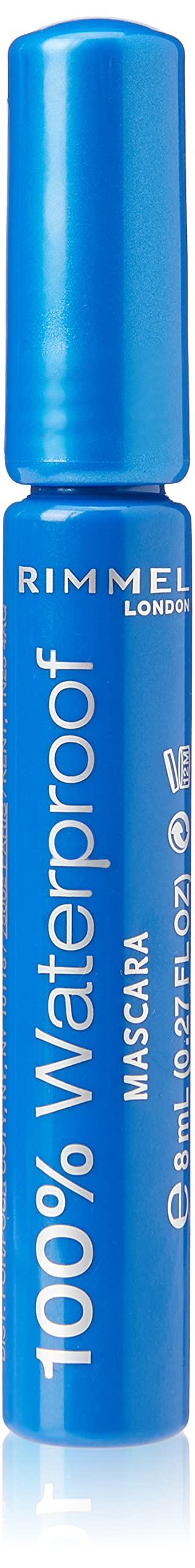 100% Waterproof Mascara 8Ml - 001 Black Black