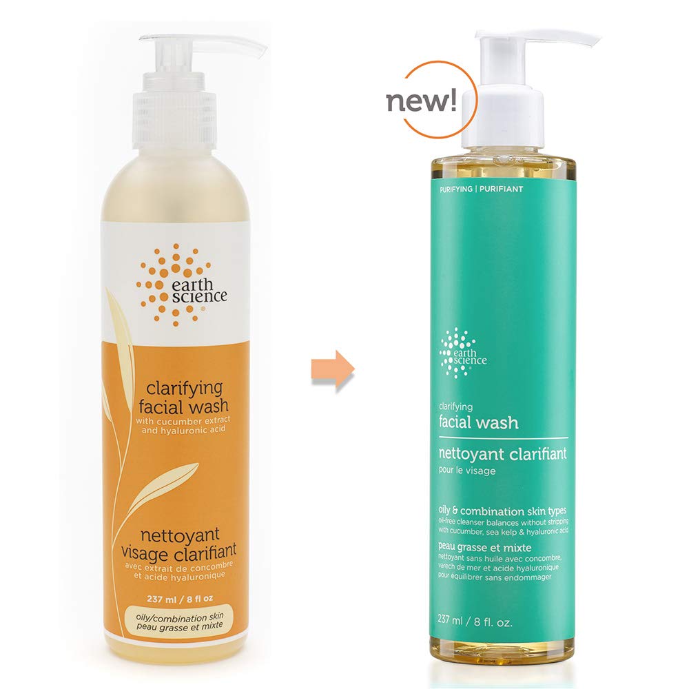 EARTH SCIENCE - Gentle Clarifying Facial Wash For Oily, Combination Skin Types (2pk, 8 fl. oz.)