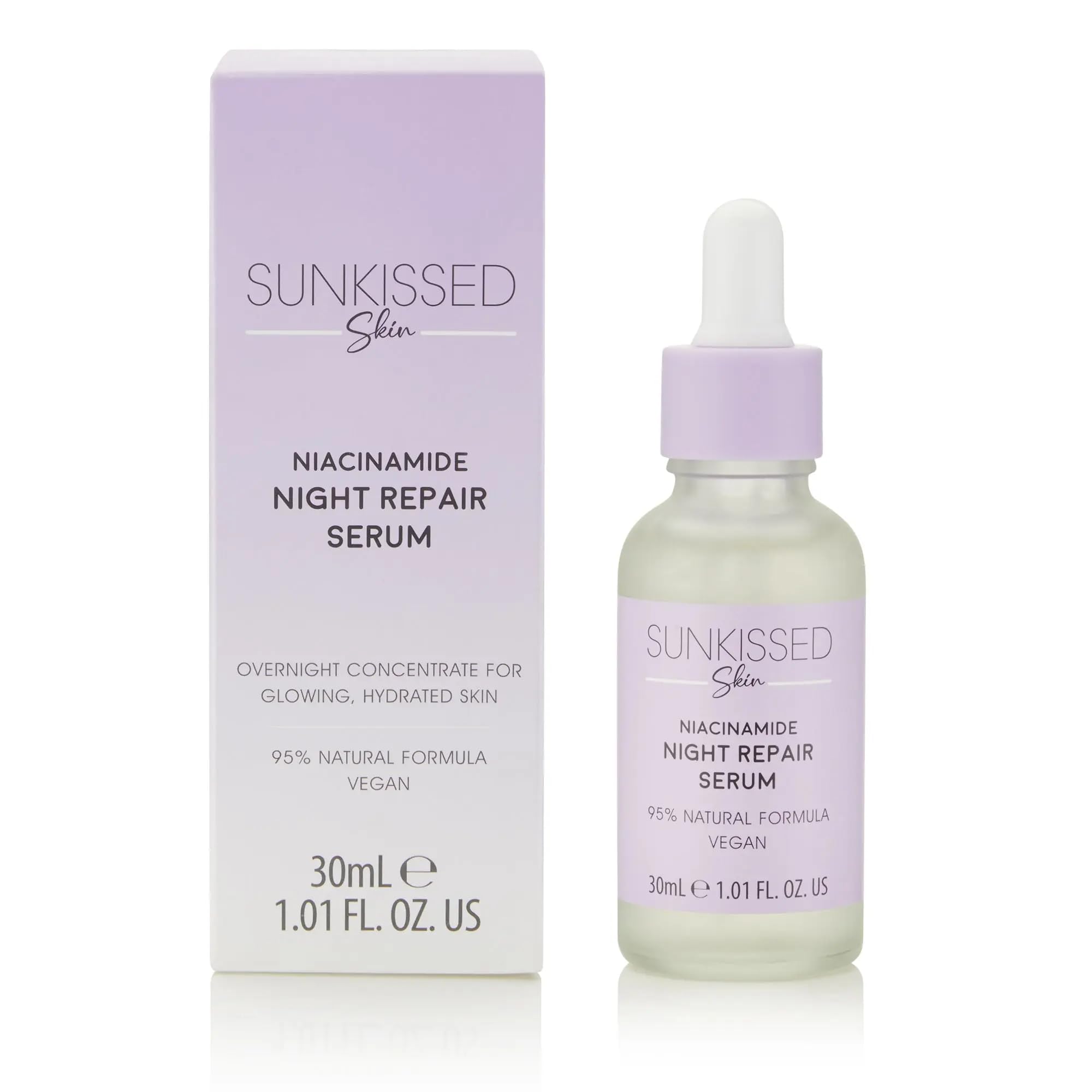 Sunkissed Niacinamide Night Repair Serum By Sunkissed For Unisex - 1.01 Oz Serum