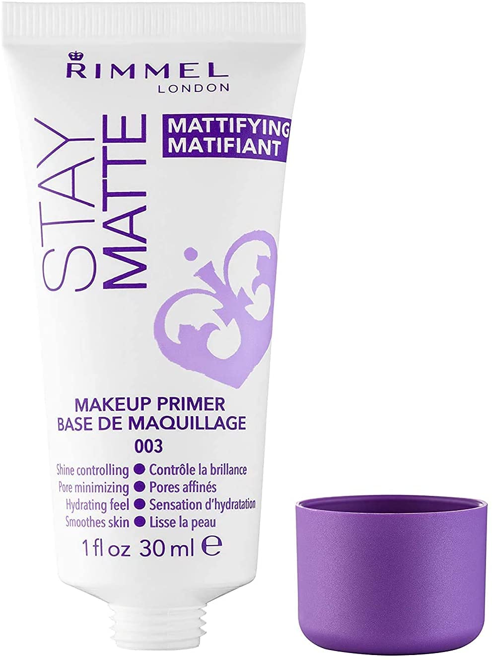 Rimmel London Stay Matte - 003 - Primer, Ultra-Lightweight, Controls Shine, Doesnat Feel Greasy, 1Oz