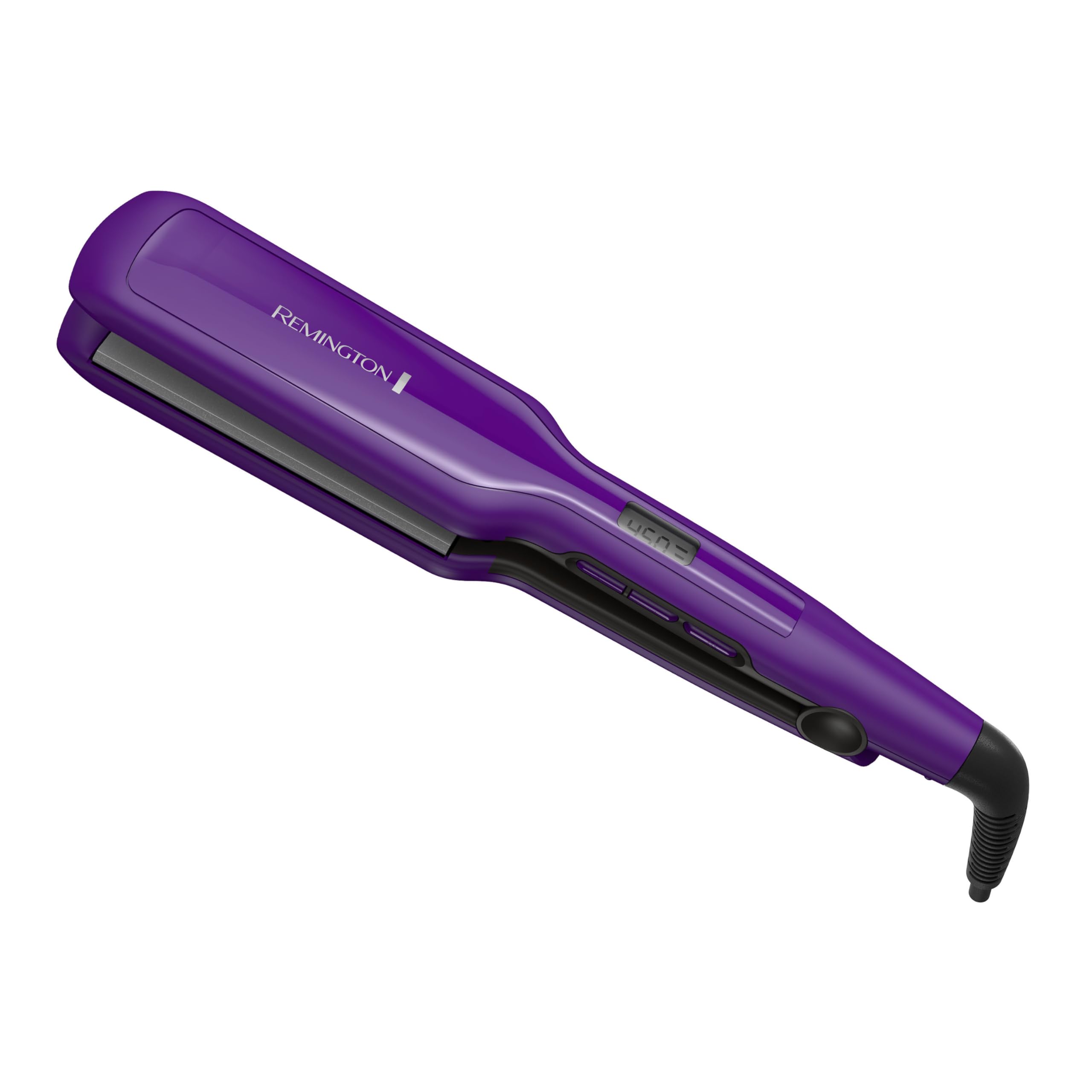 Remington 1 3/4 Flat Iron, Hair Straightener with AntiStatic Technology, 30Second Heat Up & 60 Minute Auto ShutOff, 30% Long
