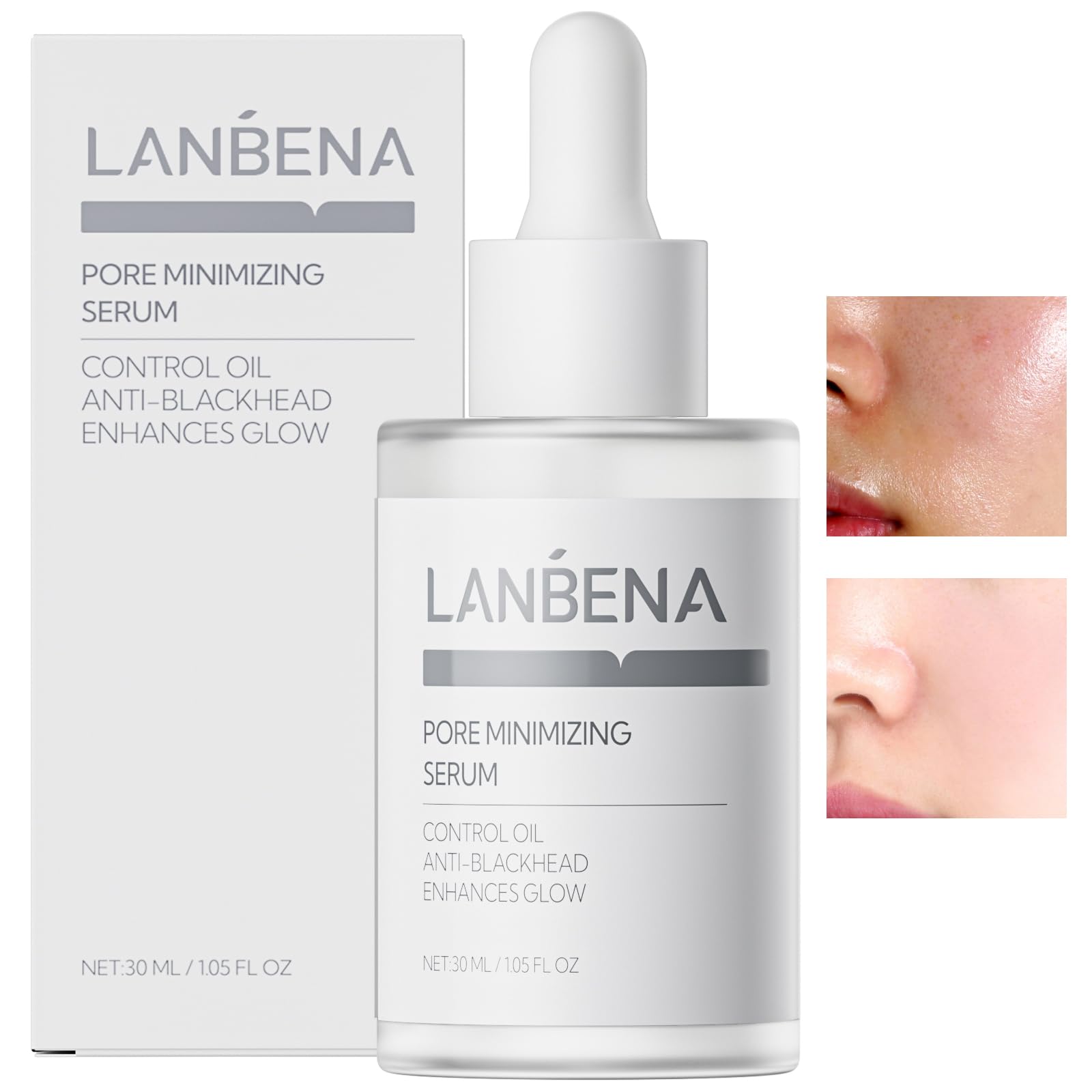 LANBENA Pore Minimizer for face, Skin Care, Pore Minimizer Treatment Serum 2.0, Facial Essence for Shrinking Pores, Relieving Dr