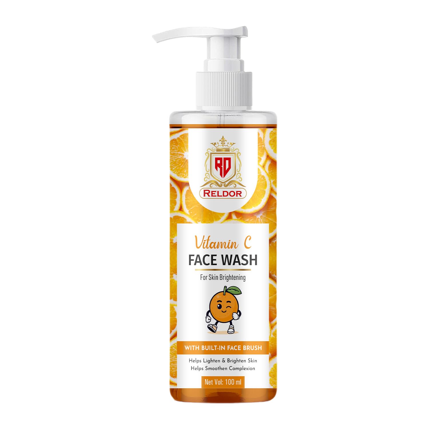 Reldor Skin Science Vitamin C & Niacinamide Face Wash For Brighter Glow | Skin Brightening Cleanser For All Skin Types  100G