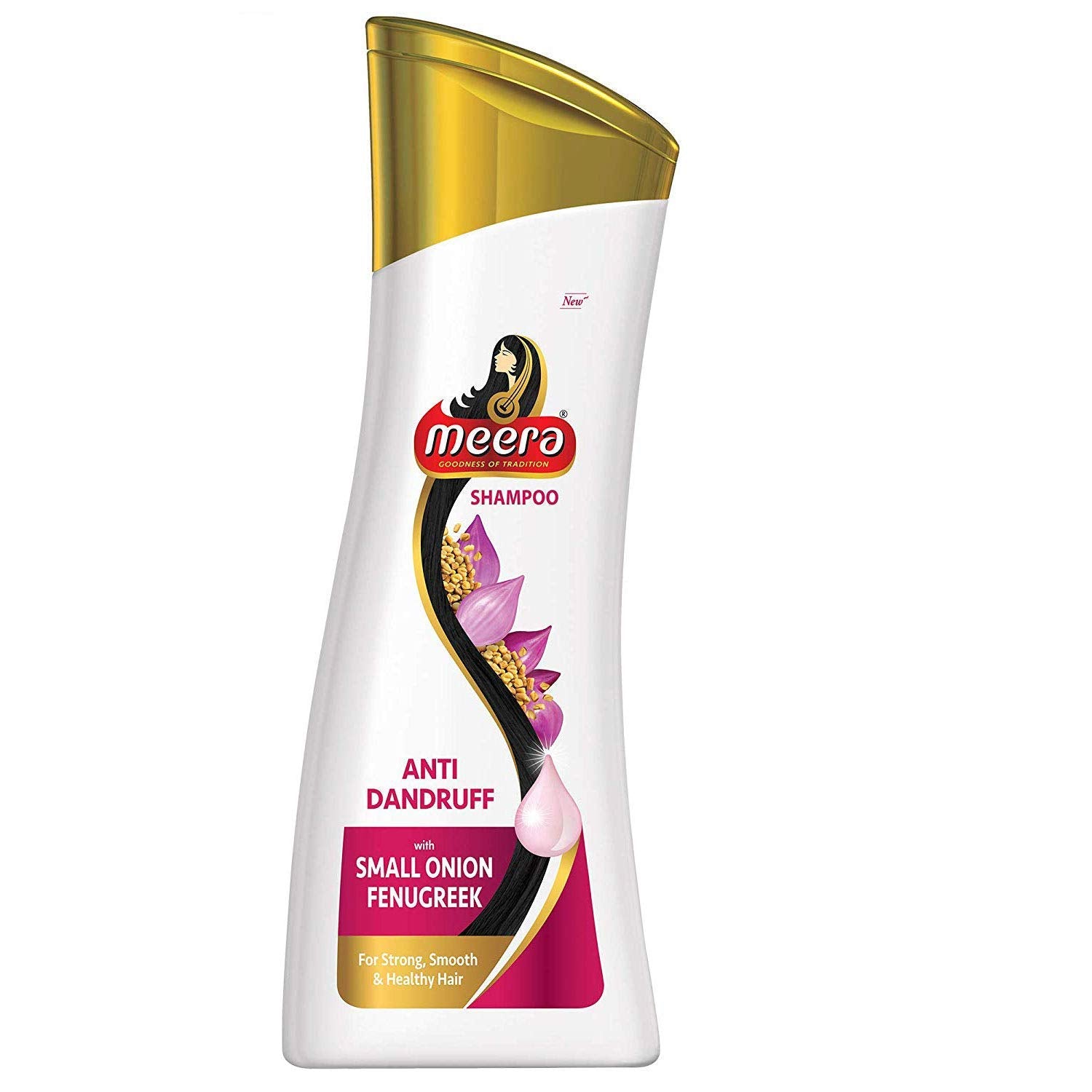 Meera Anti Dandruff Shampoo With Small Onion Fenugreek  180 ml