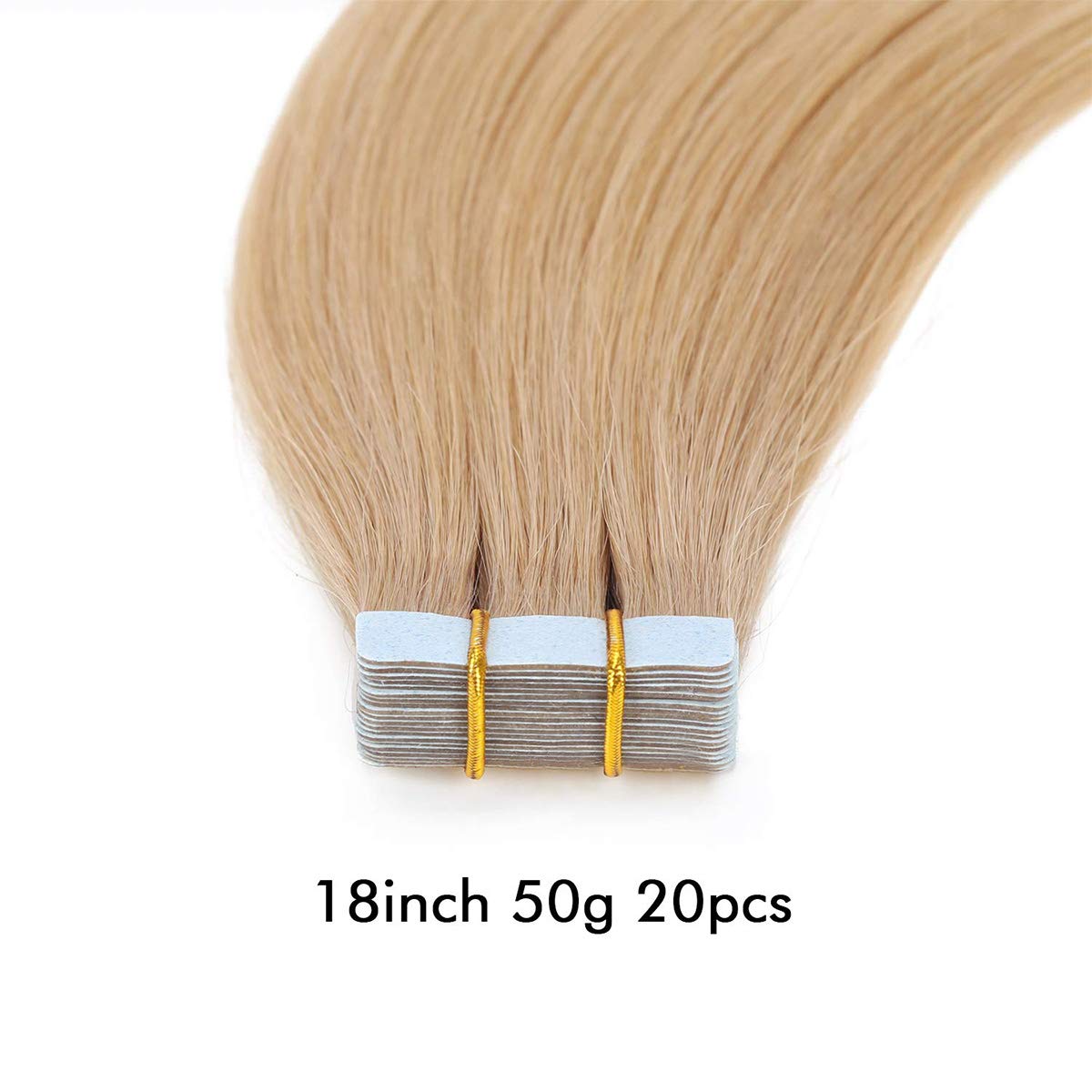 Suyya Tape In Hair Extensions Human Hair 100% Remy Human Hair 16 Inches 20Pcs 40G/Pack Straight Seamless Skin Weft Tape In Human