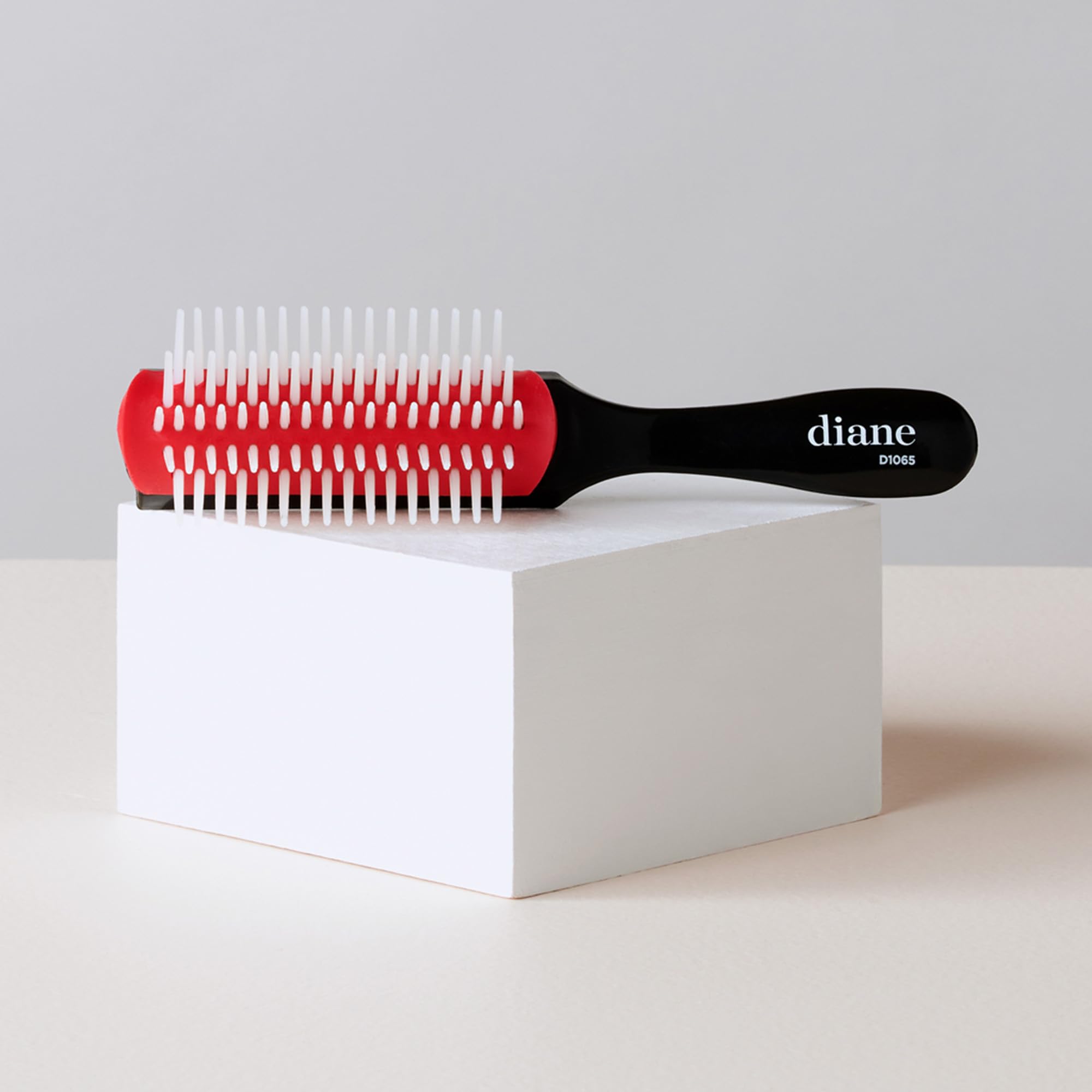 Diane Pro Mini Nylon Pin Styling Hair Brush For Detangling, Separating, Shaping And Defining Wet Thick Or Curly Hair, Glides Thr