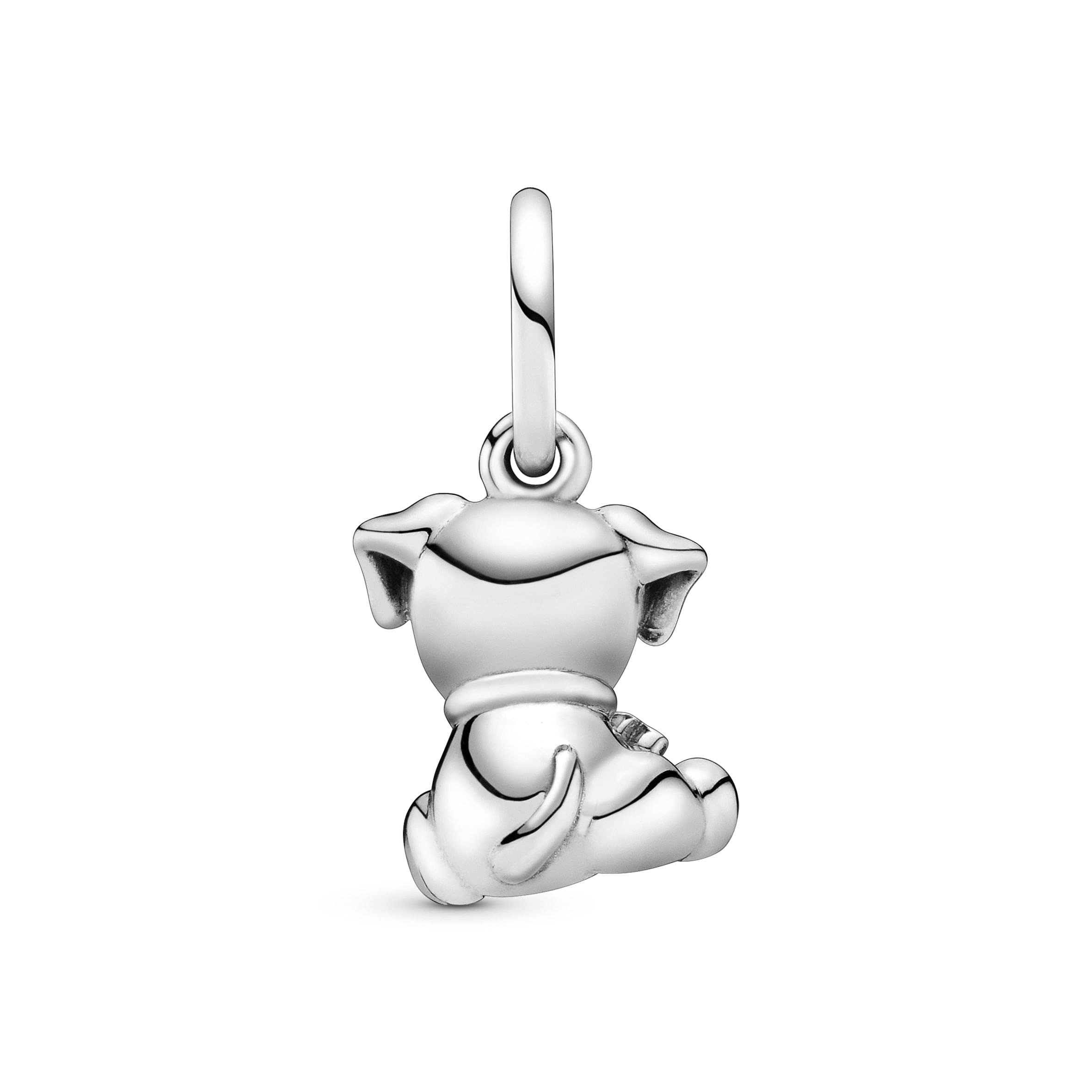 PANDORA Labrador Puppy, Black Enamel
