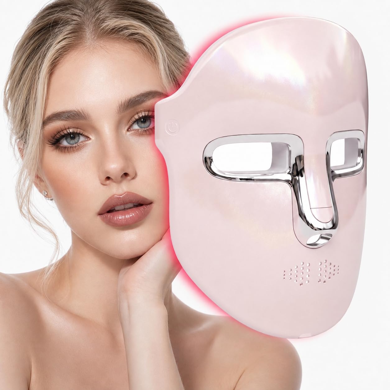 Red Light Therapy for Face Mask, LED Facial Mask for AntiFine Line, Acne