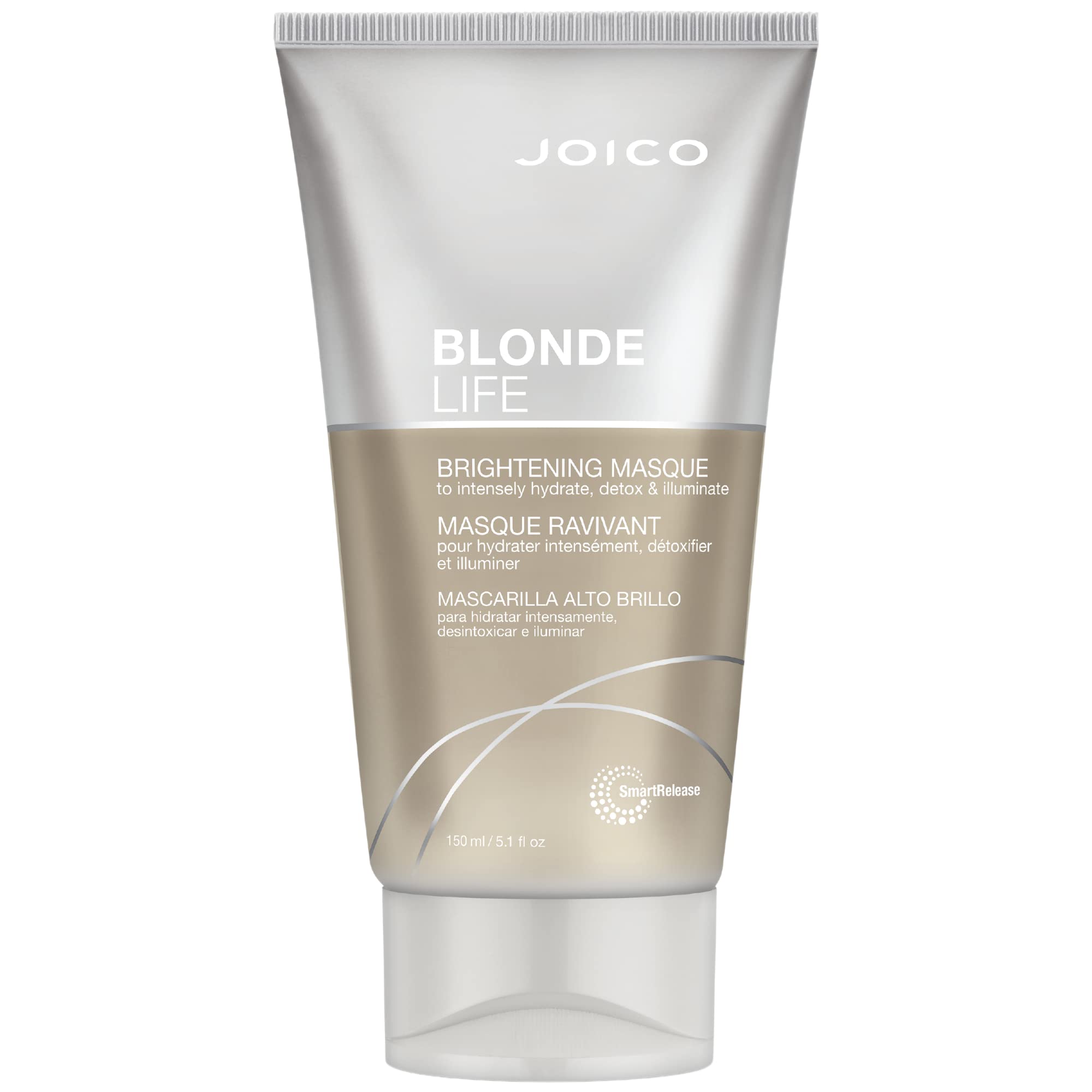 Joico Blonde Life Brightening Masque | For Blonde Hair | Instant Hydration | Neutralize Chlorine & Detoxify Hair | Add Softness 