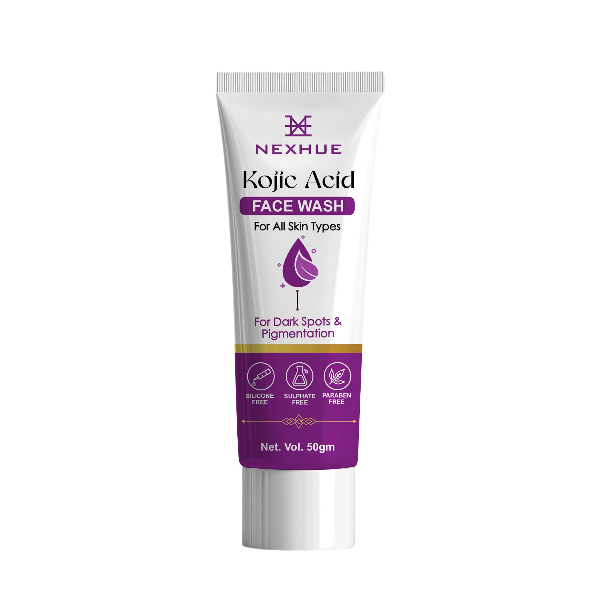 Kojic Acid Face Wash  Brightening & AntiPigmentation Cleanser | Dark Spots, Uneven Skin Tone & Dullness Control | Gentle Daily