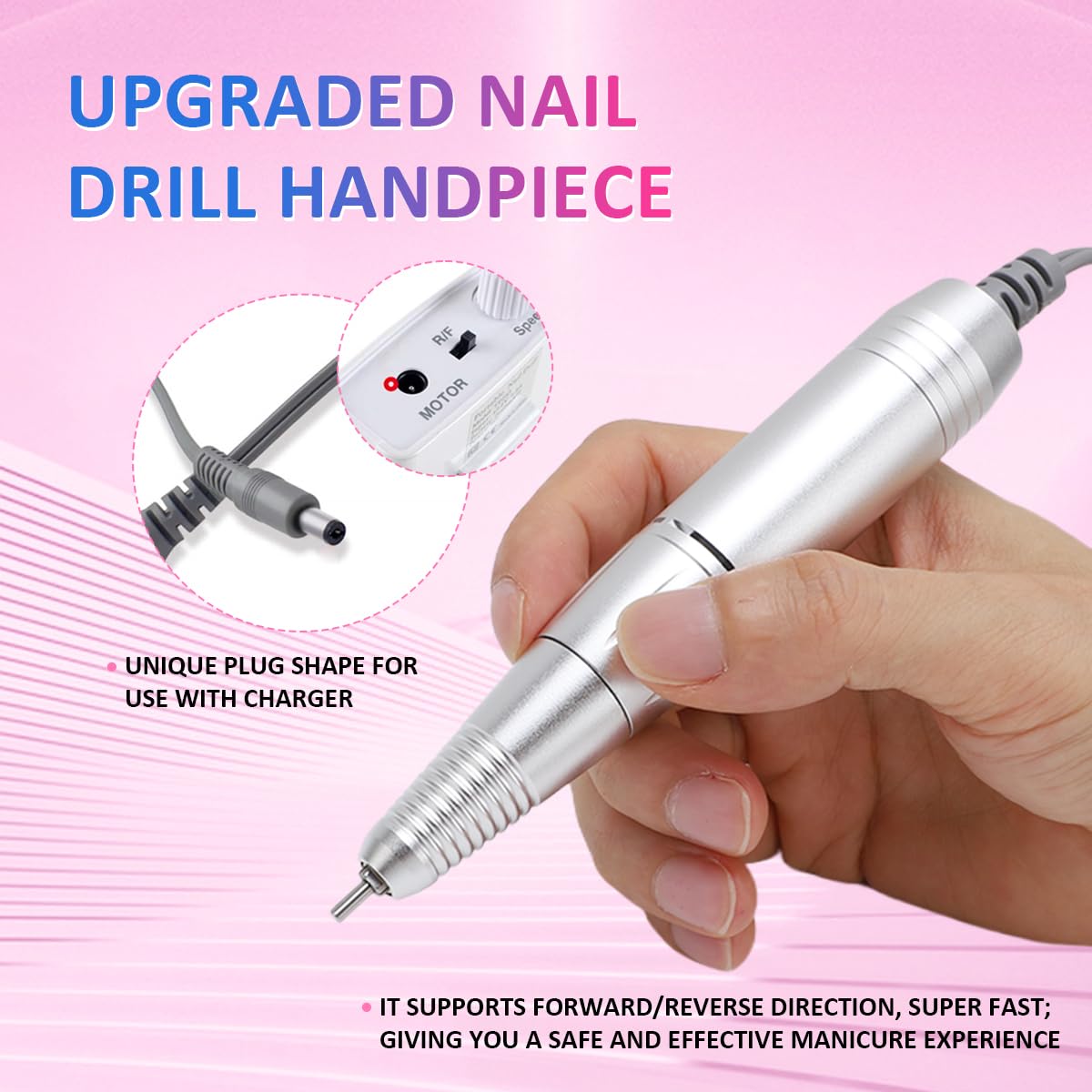 Nail Drill Handpiece Replacement,Nail Drill Handpiece Replacement,Nail Art Drill Handpiece Nail Drill Handle Machine Electric Ac