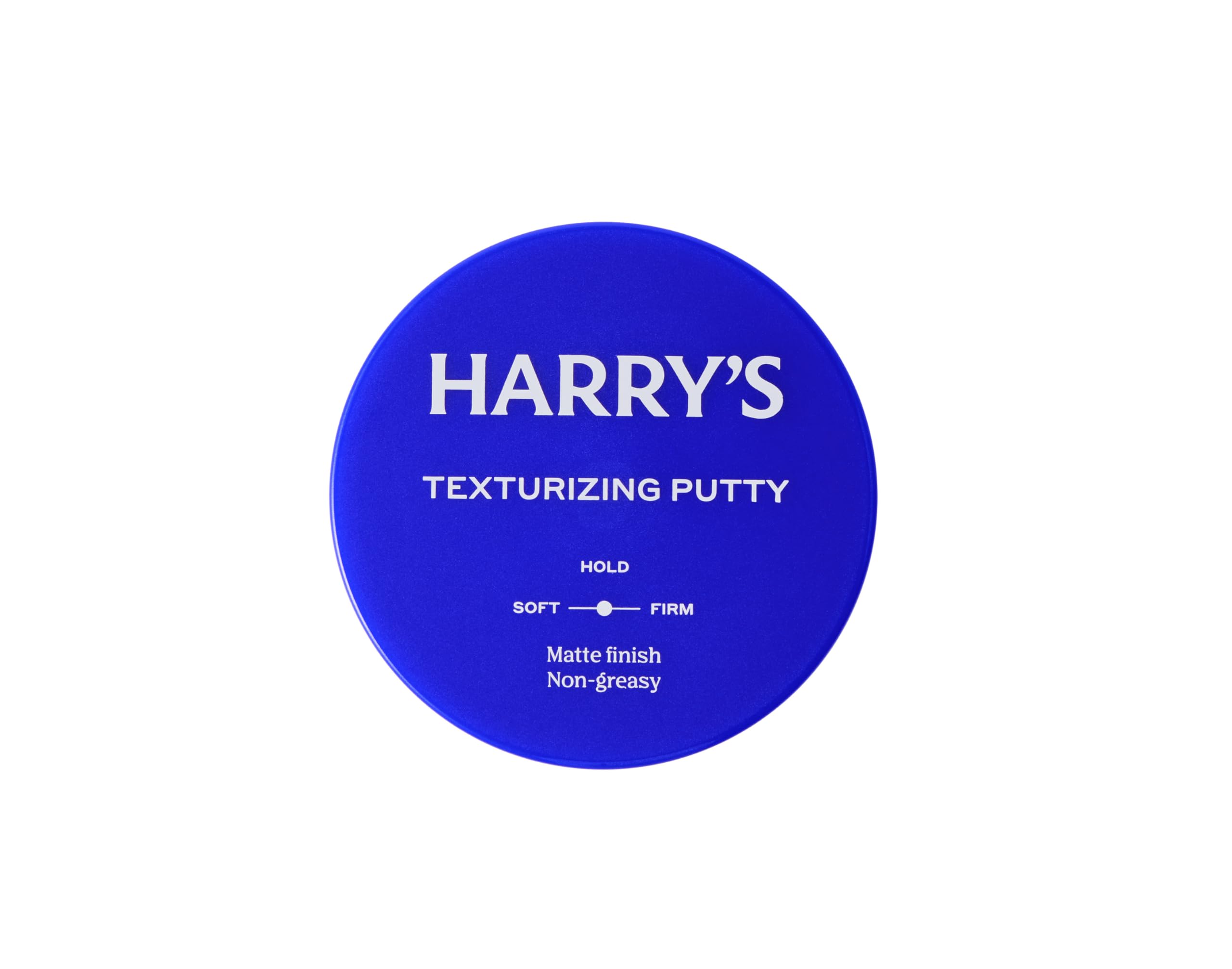 Harrys Texturizing Hair Putty for Men with Malleable Hold with Matte Finish  (1 Pack) 2.5 oz  No Parabens or Sulfates  PACKA