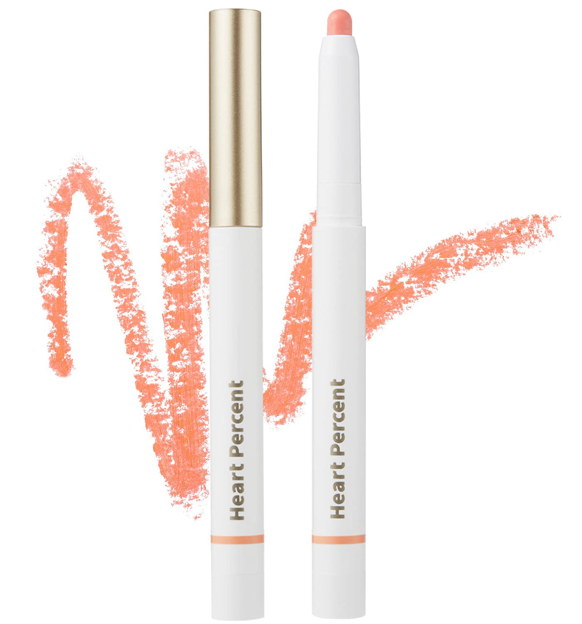 Heart Percent Dote On Mood Lip Pencil, Long-Lasting Creamy Lip Crayon Smooth Color Liner Retractable Lipstick Pencil 0.8G, #05.