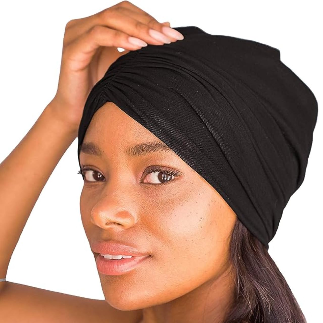 Kitsch Satin Lined Beanie For Women - Satin Beanie Night Cap  Satin Sleep Cap Slouchy Beanie  Hair Cover For Sleeping  Softer Th