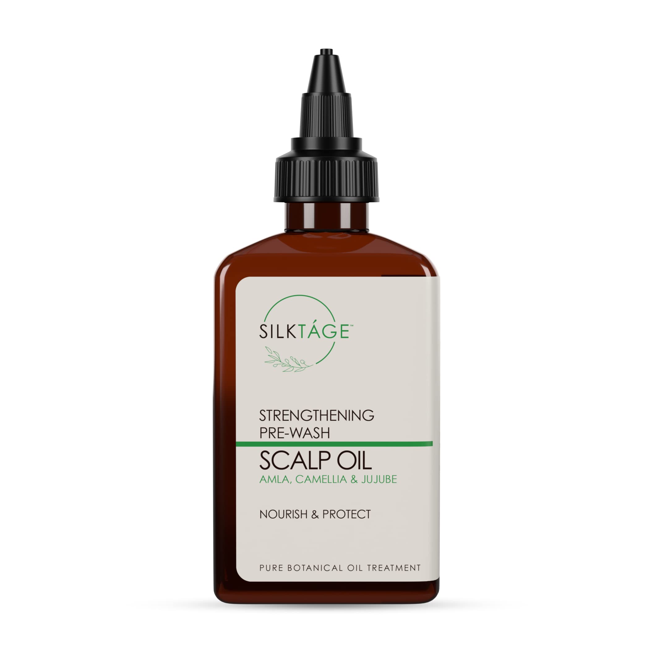 SILKTAGE Repair and Rejuvenate PreWash Scalp Oil, Tropical and Ayurvedic Inspired Treatment to Nourish, Protect, & Strengthen H