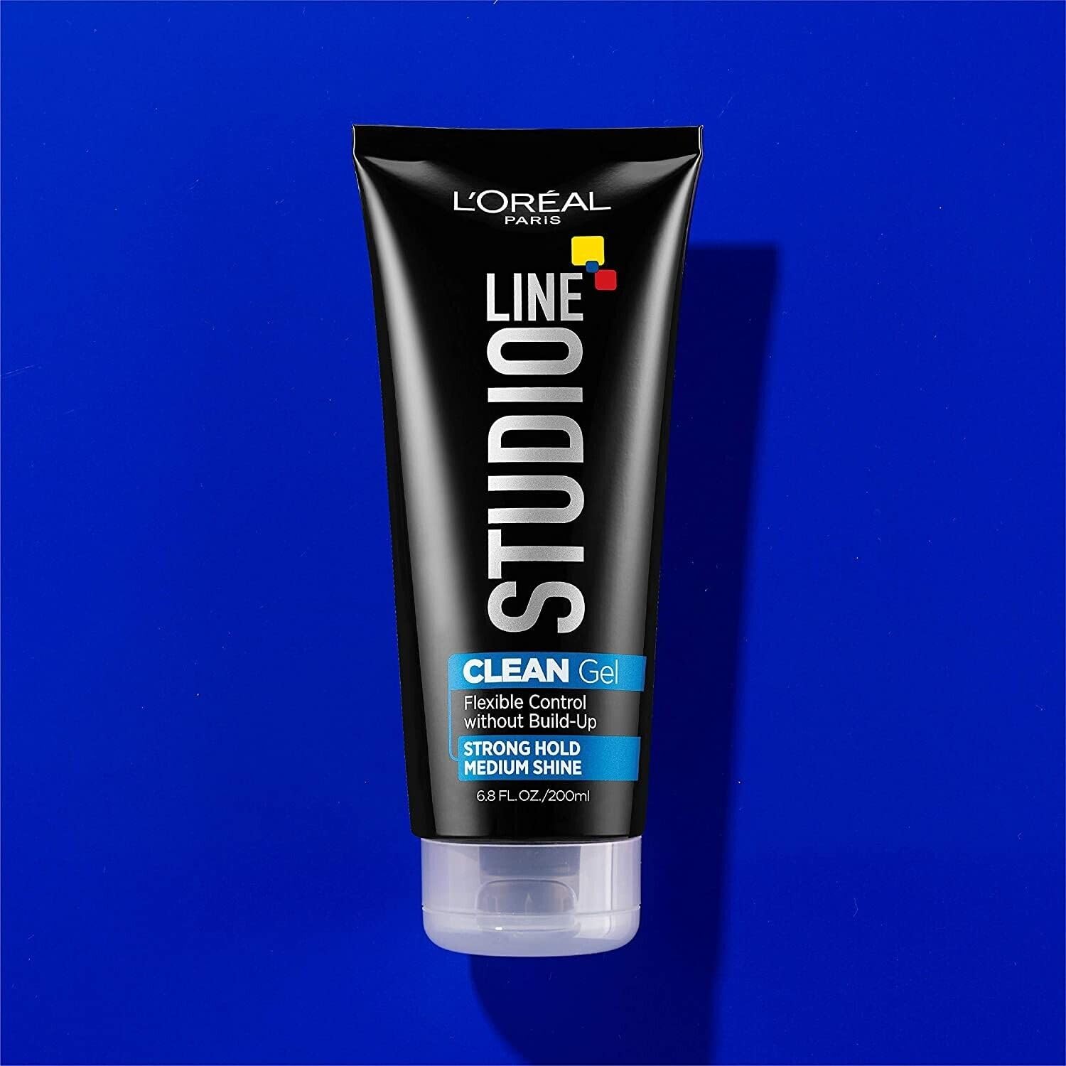 L'Oreal Paris Studio Line Strong Hold Clear Minded Clean Gel, 6.8 Fl Oz (Pack of 3)