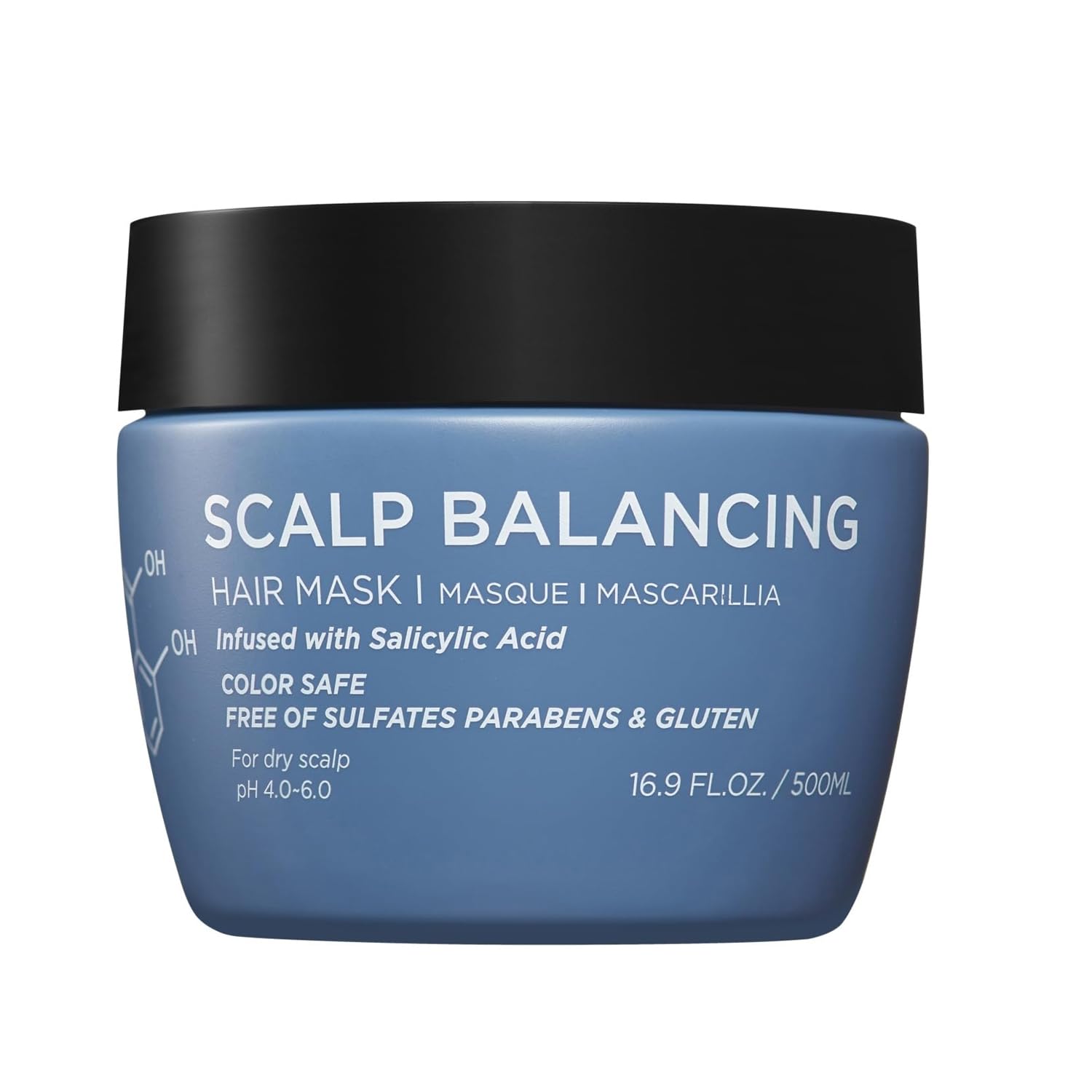 Luseta ScalpBalancing Hair Mask for Women, Reducing Buildup with Salicylic Acid, AntiDandruff Hair Mask for Women, Clarifying