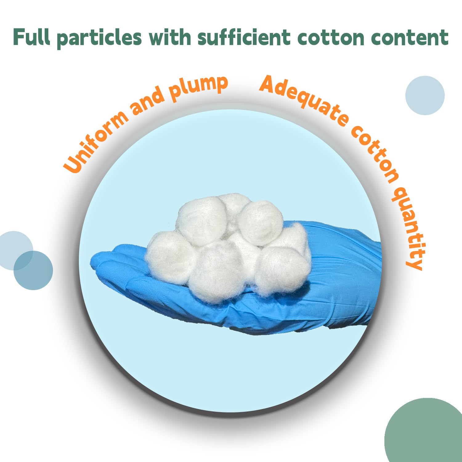 Medical Cotton Balls - Sterile Cotton Ball for Medical Use, 100% Cotton Sterile (3balls/Pack; 20pack/Box)