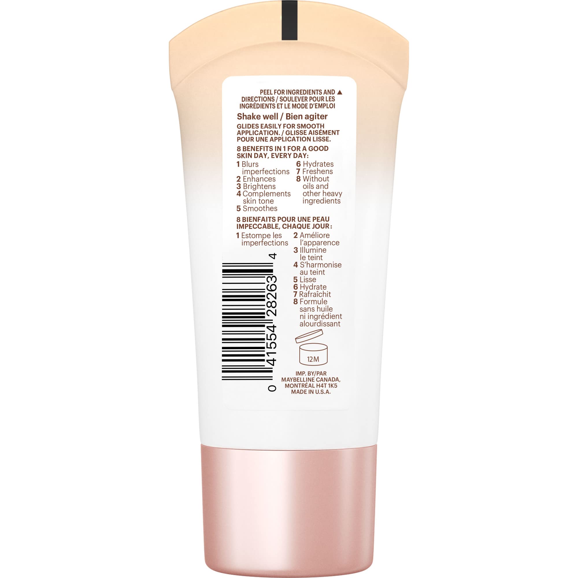 Myb Drm Frsh Bb Balm Lt/M Size 1.09f Maybelline Dream Fresh Beauty Balm Skin Perfector Light Medium 110