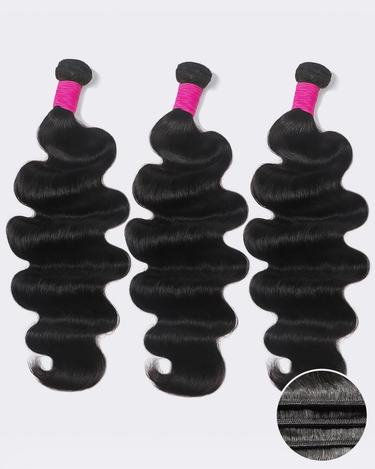 SUPERLOOK 12A Brazilian Virgin Human Hair Bundles 22 24 26 Inch Body Wave Bundles Human Hair 100% Unprocessed 3 Bundles Weave Ha