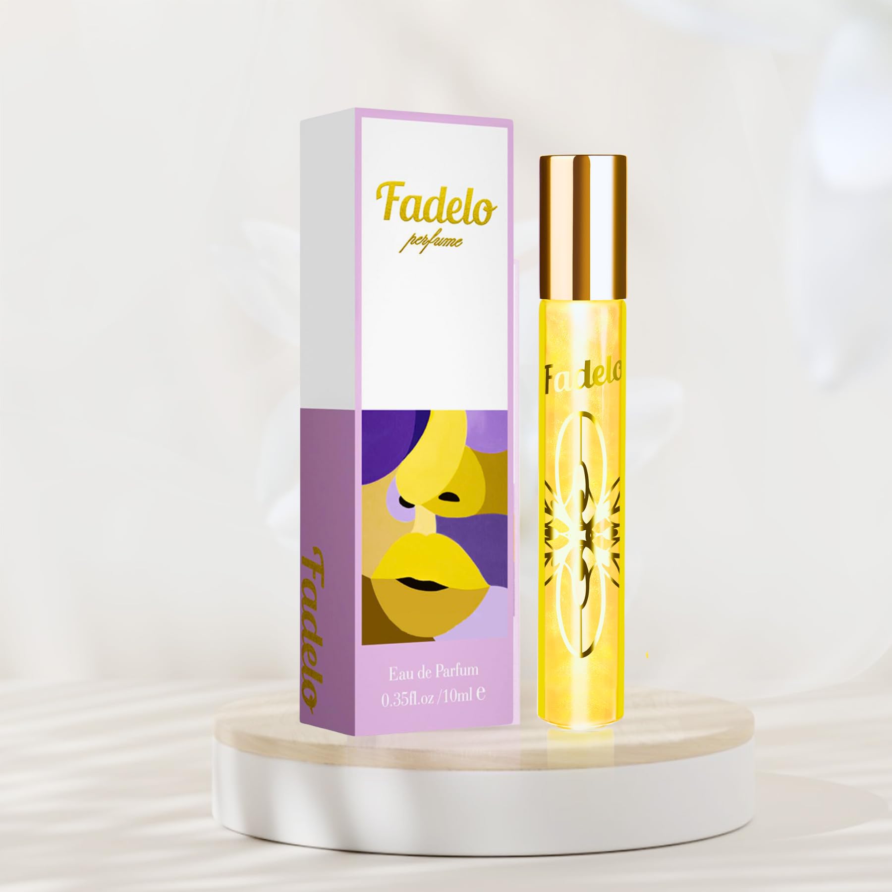 Fadelo Women Pheromone Infused Essential Oil Perfume Cologne,The Roll-On Original Long-lasting Perfume Fragrance-TSA Ready 0.35 
