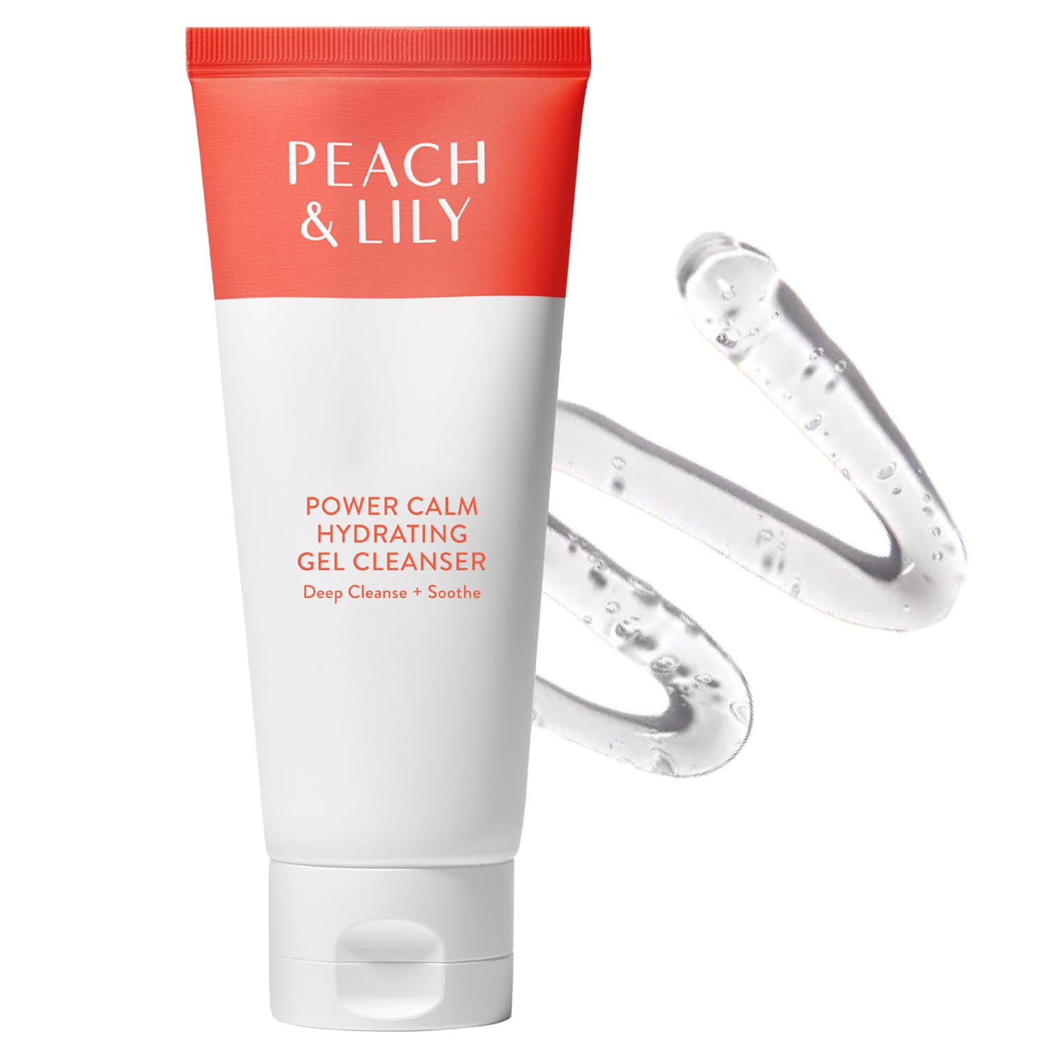 Peach & Lily - Power Calm Hydrating Gel Cleanser - Korean Skincare Face Wash - Dry, Normal, & Oily Skin - Vegan, Gluten Free, Fr