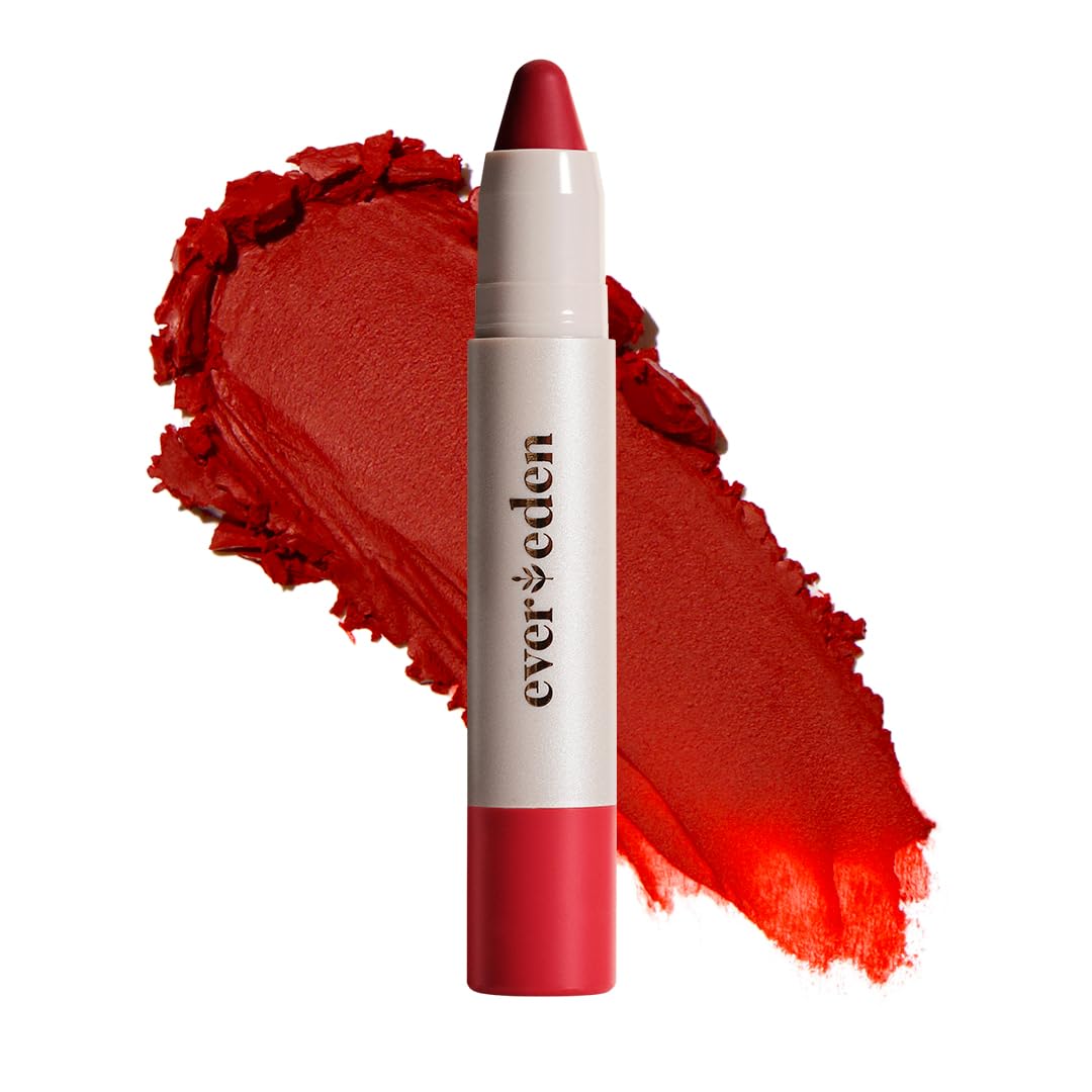 Evereden Kids Fantasy Face Crayon: Ladybug - Non Toxic Kids Makeup & Multi-Purpose Face, Eye, & Lip Crayon - Creamy Clean Makeup