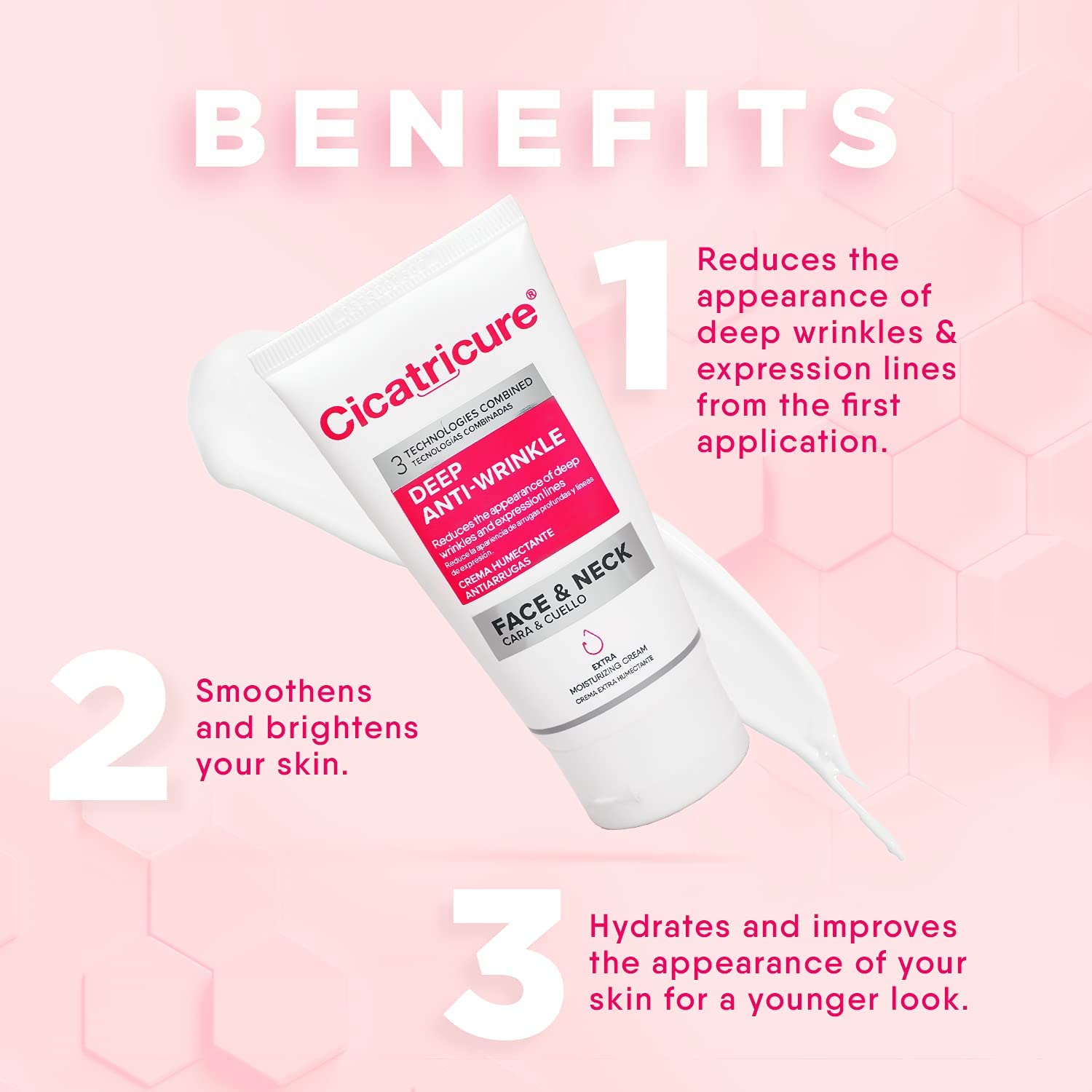 Cicatricure Crema Anti-Wrinkle Face Cream 2.10 oz (Pack of 4)