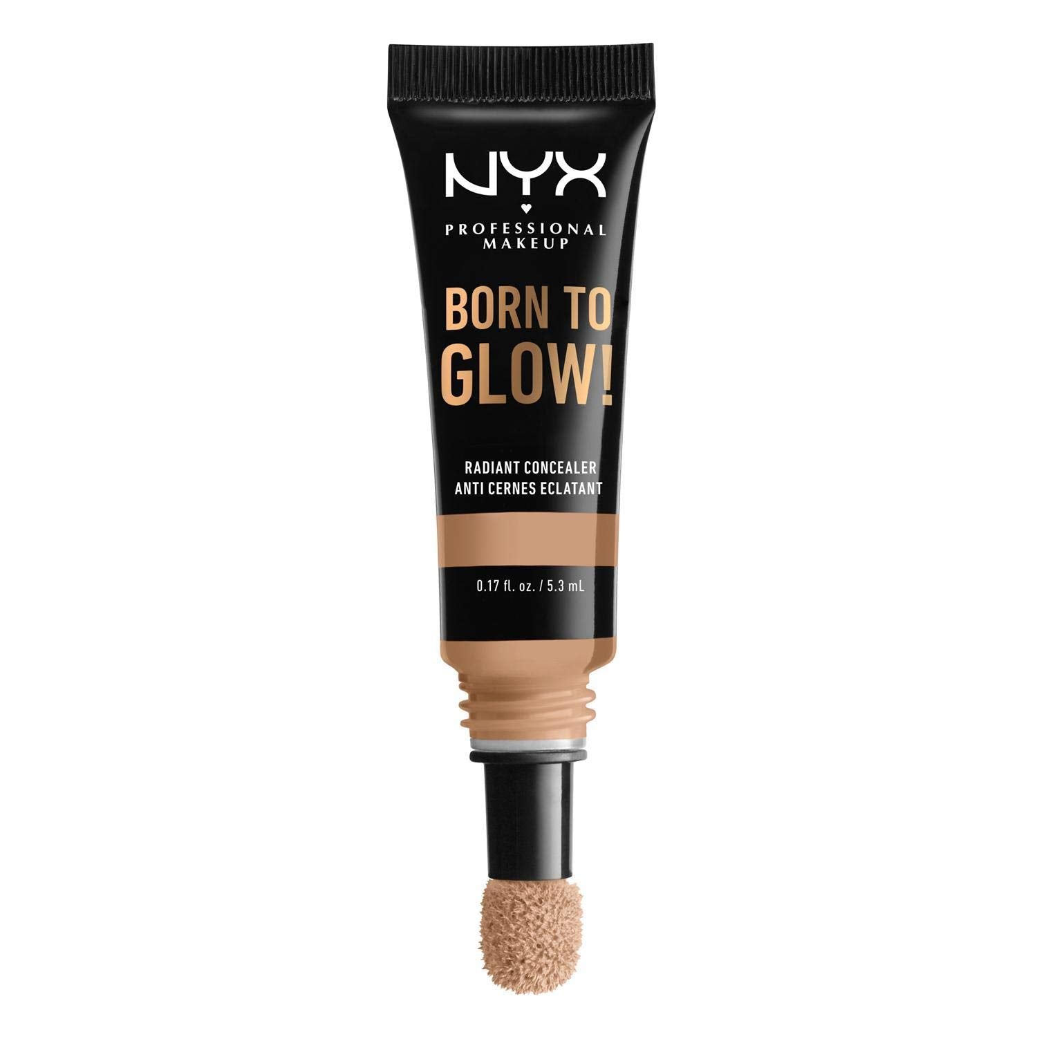 NYX PROFESSIONAL MAKEUP Born To Glow Radiant Concealer, Medium Coverage - Medium Olive