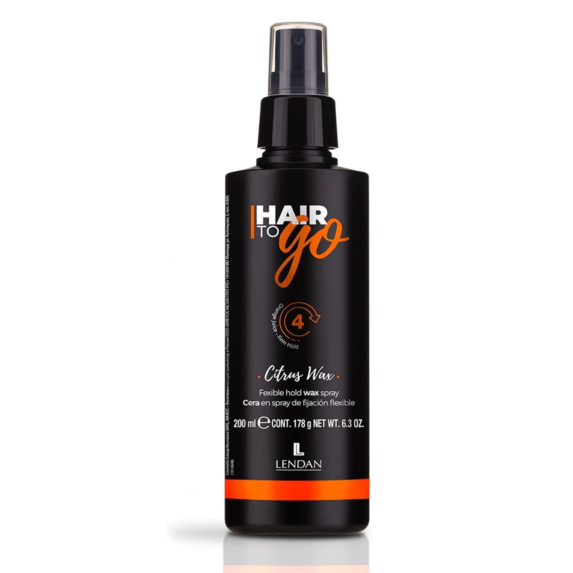 Lendan  Hair Spray Wax  Citrus Wax  200 ml  Hair Texturizer  Flexible and LongLasting Hold  with Orange and Citrus Concen