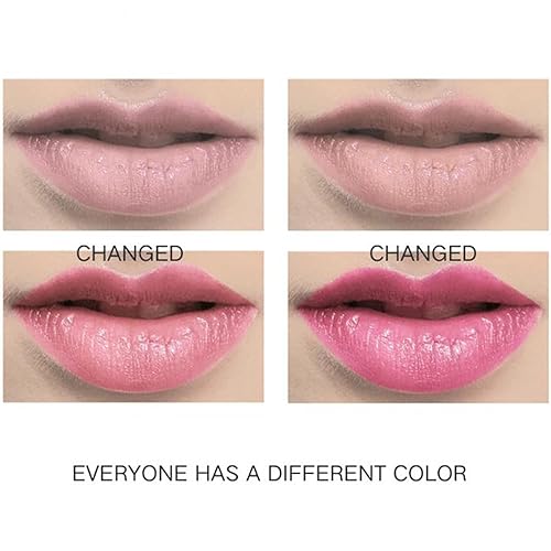 firstfly Crystal Flower Jelly Lipstick Pack of 6, Long Lasting Moisturizer, Color Change, 0.72 oz, Pink