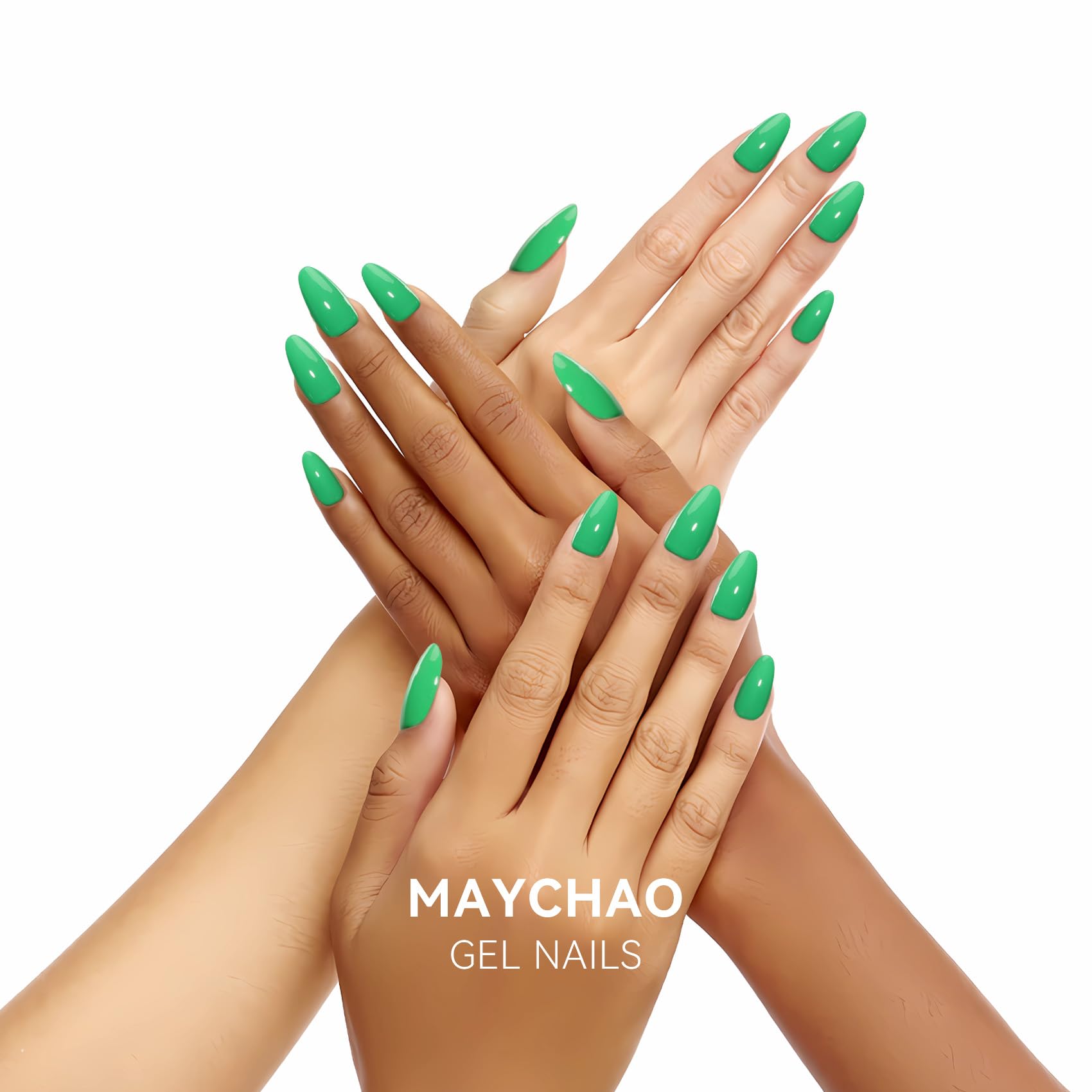 Maychao 15Ml Forest Gel Nail Polish 1Pc Green Gel Polish Soak Off Uv Led Nail Polish Nail Art Starter Manicure Salon Diy At Home