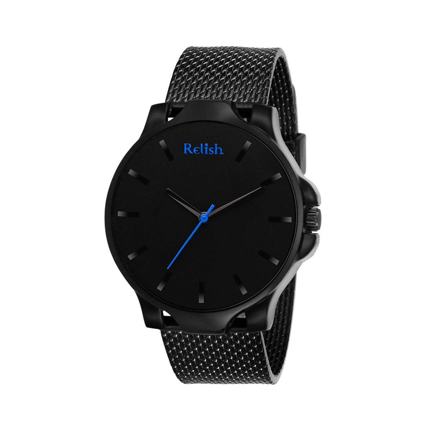 Relish Black Analog Display Wrist Watch For Mens & Boys