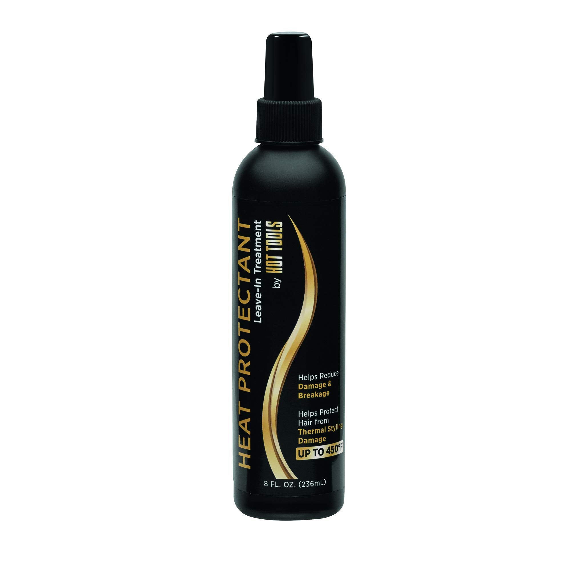 Hot Tools Hair Heat Protectant Leave-in Treatment Spray, 8 Ounce