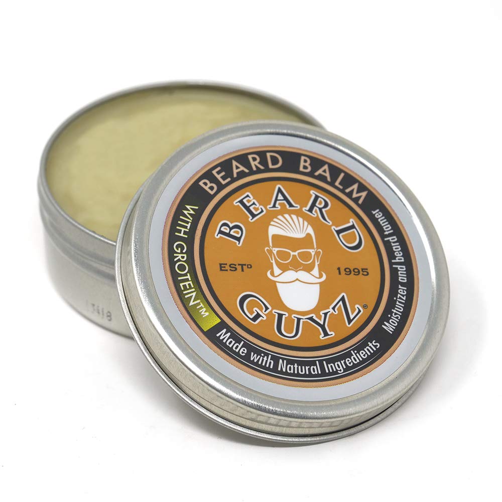 Beard Guyz Beard Balm - 2.25 oz Clear Styling Balm for Beards
