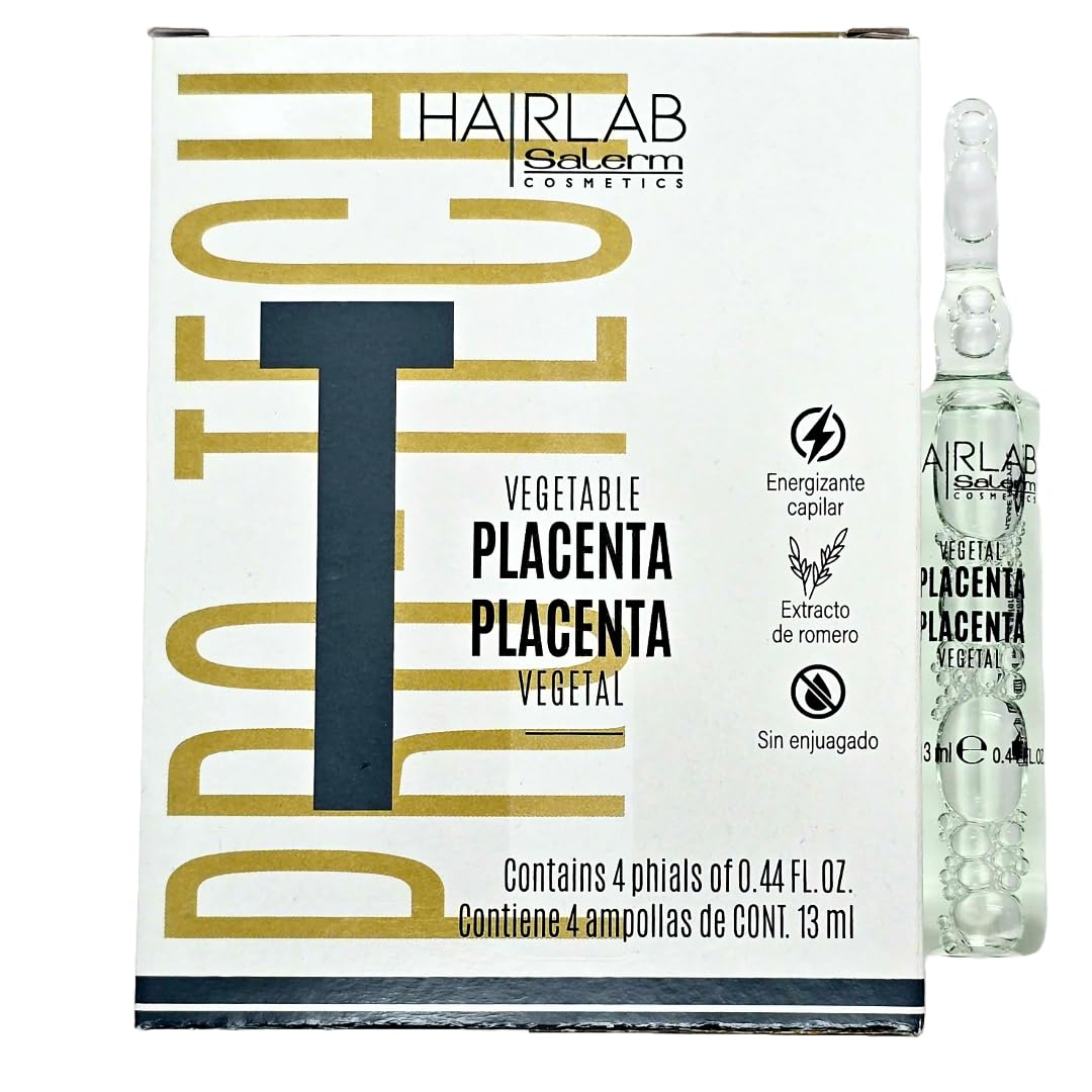 Salerm Vegetable Placenta Restructurer 4 Applications Big Sale, 0.44 Fl Oz (Pack of 4)