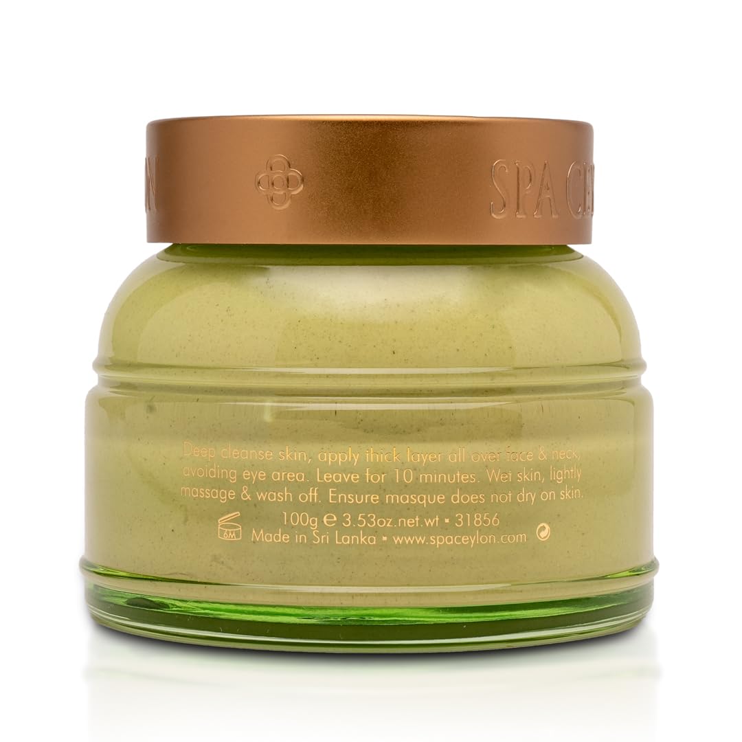 SPA CEYLON White Jasmine Facial Masque | Hydration | Natural Cleansing Face Mask | Suitable for Normal to Dry Skin