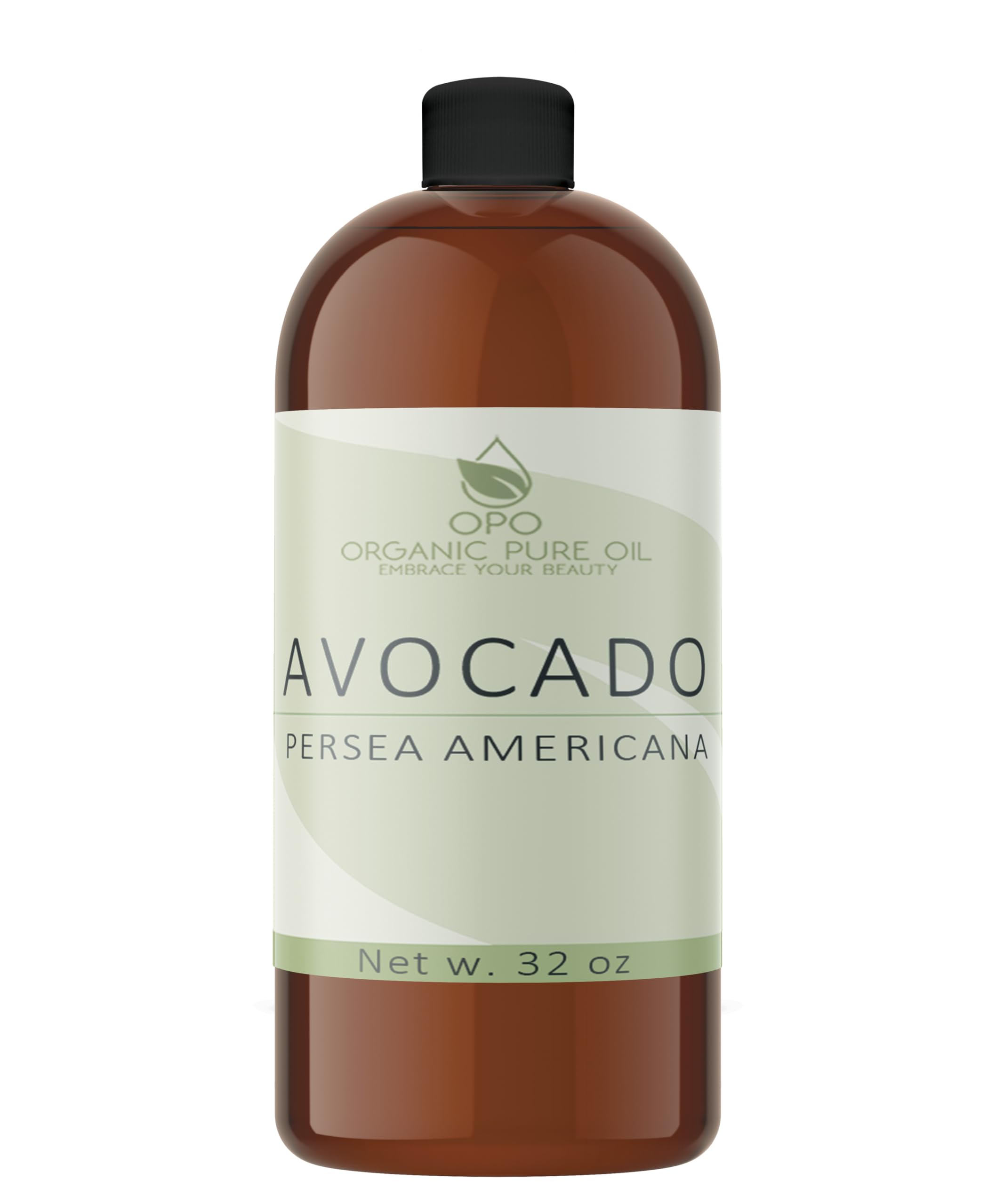 Avocado Oil - Pure, Refined, Filtered, Non-GMO, Vegan, Fair Trade, Unscented, Bulk Carrier - 32 OZ