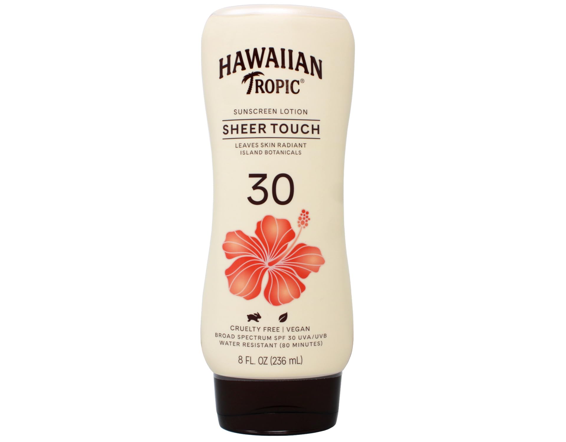 Hawaiian Tropic Sheer Touch, Lotion Sunscreen Ultra Radiance SPF 30, 8 oz