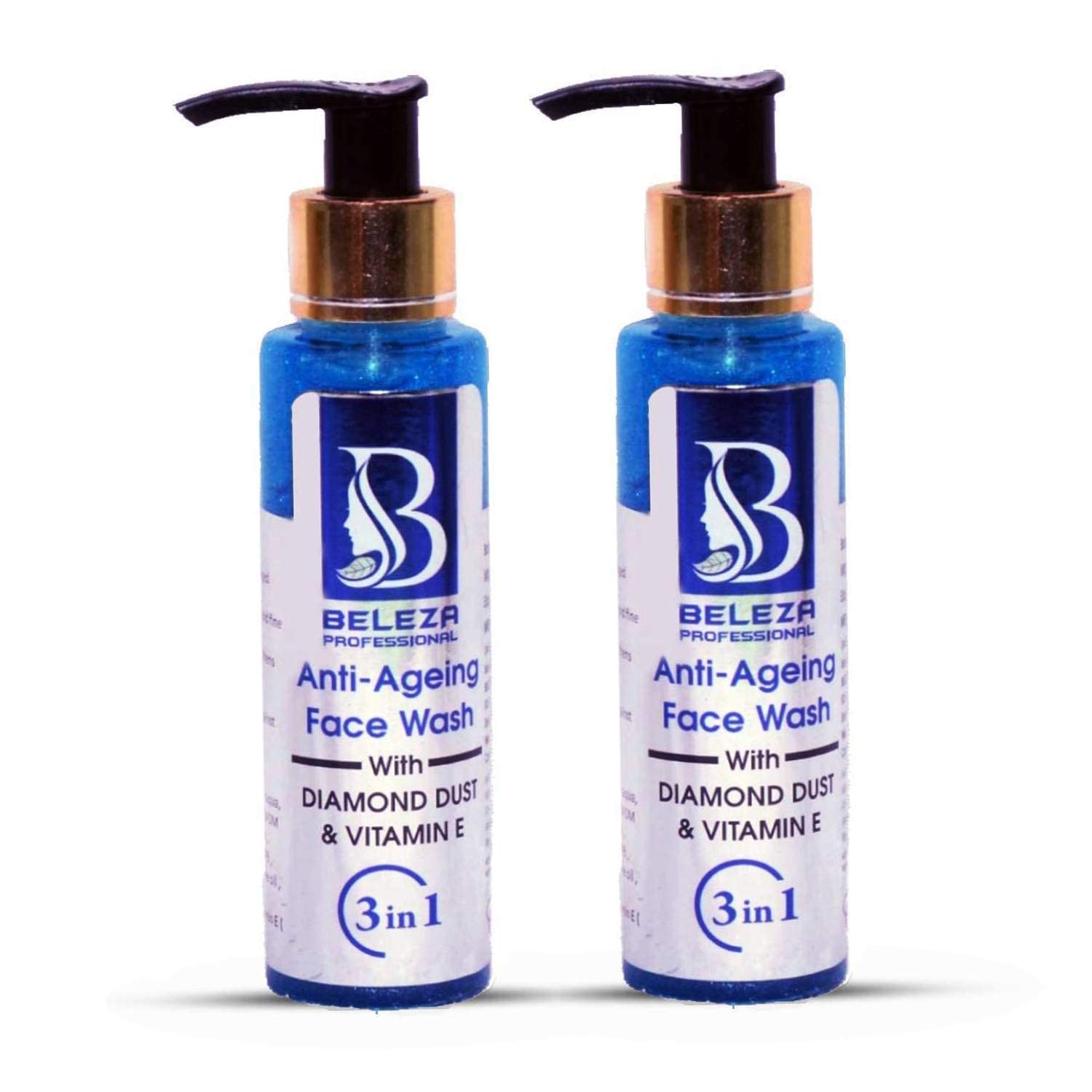 Beleza Professional Anti Ageing Face Wash With Diamond Dust & Vitamin E (1)