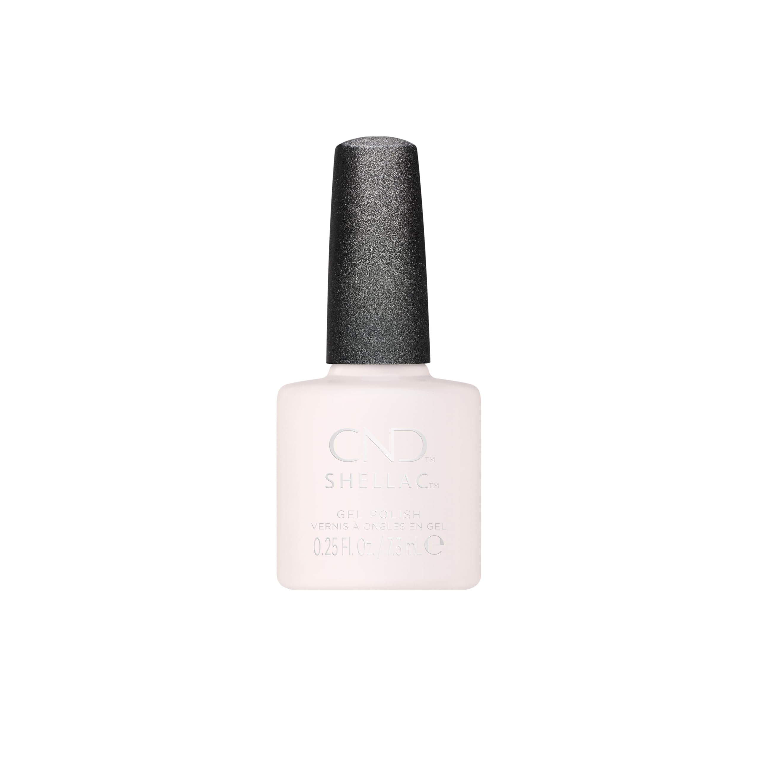 CND Shellac Gel Nail Polish, Long-lasting Nail Paint Color with Curve-hugging Brush, 142 Romantique, 0.25 fl oz