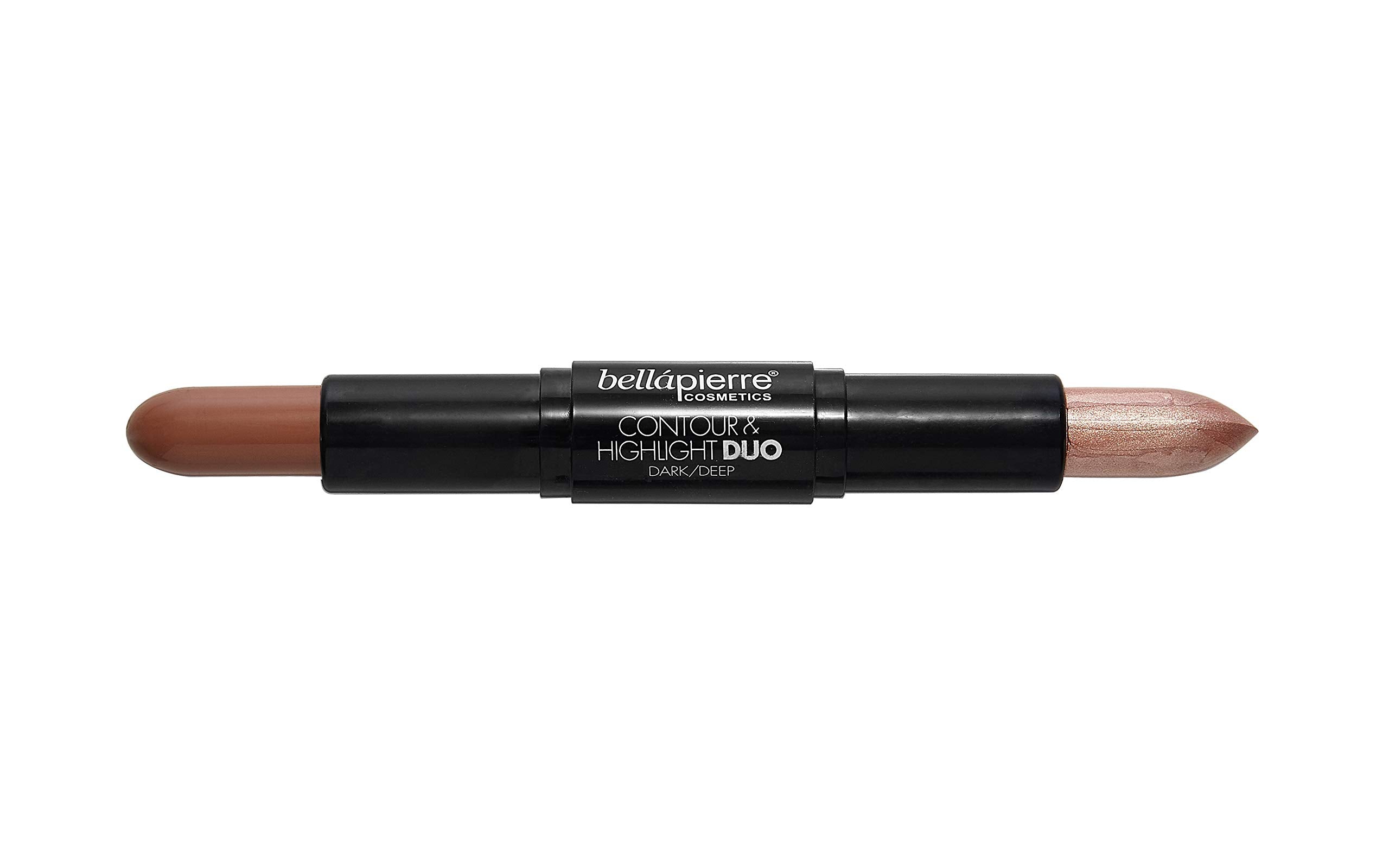 bellapierre Contour and Highlight Duo | Portable Contour and Highlight Stick for a Shimmering Sculpted Look | Lightweight NonTo