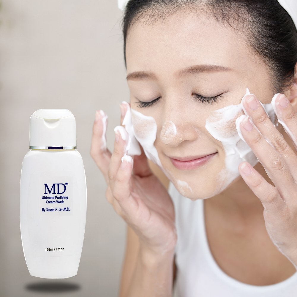 MD Ultimate Purifying Face Wash - Foam Face Wash with AHA & Vitamin Botanical Fruit Acid Wash - Hydrating Deep Cleansing Facial