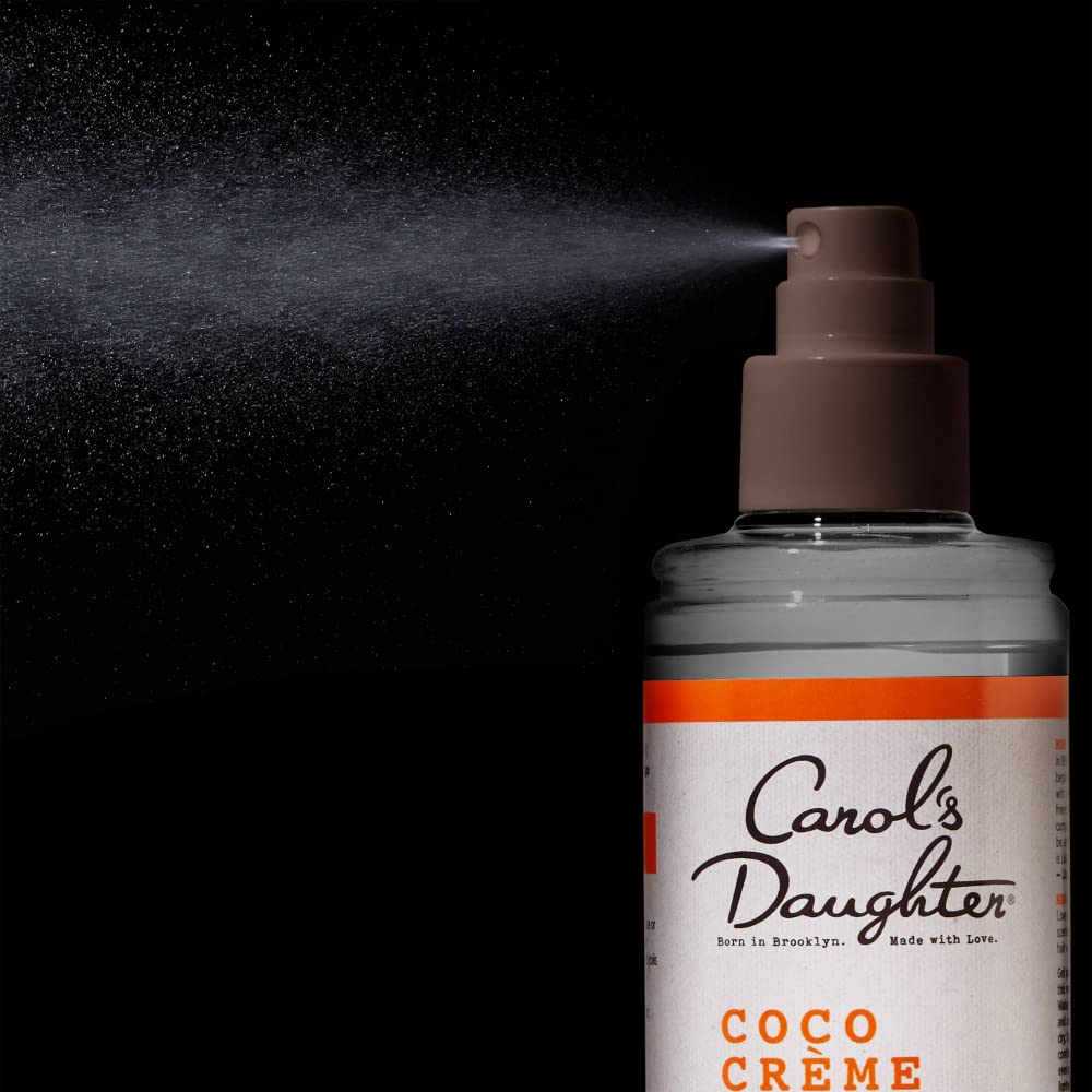 Carols Daughter Coco Creme Curl Perfecting Water Coco Mist, With Coconut Water, Silicone Free Curl Refresher Spray, Paraben Free