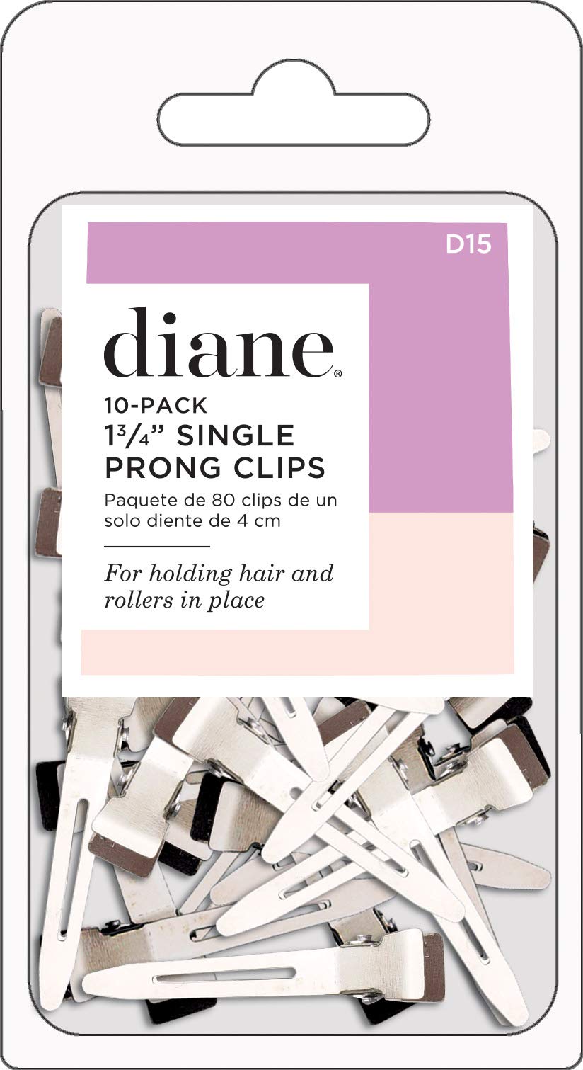 Diane Single Prong Clips 80 Count(Pack of 1)